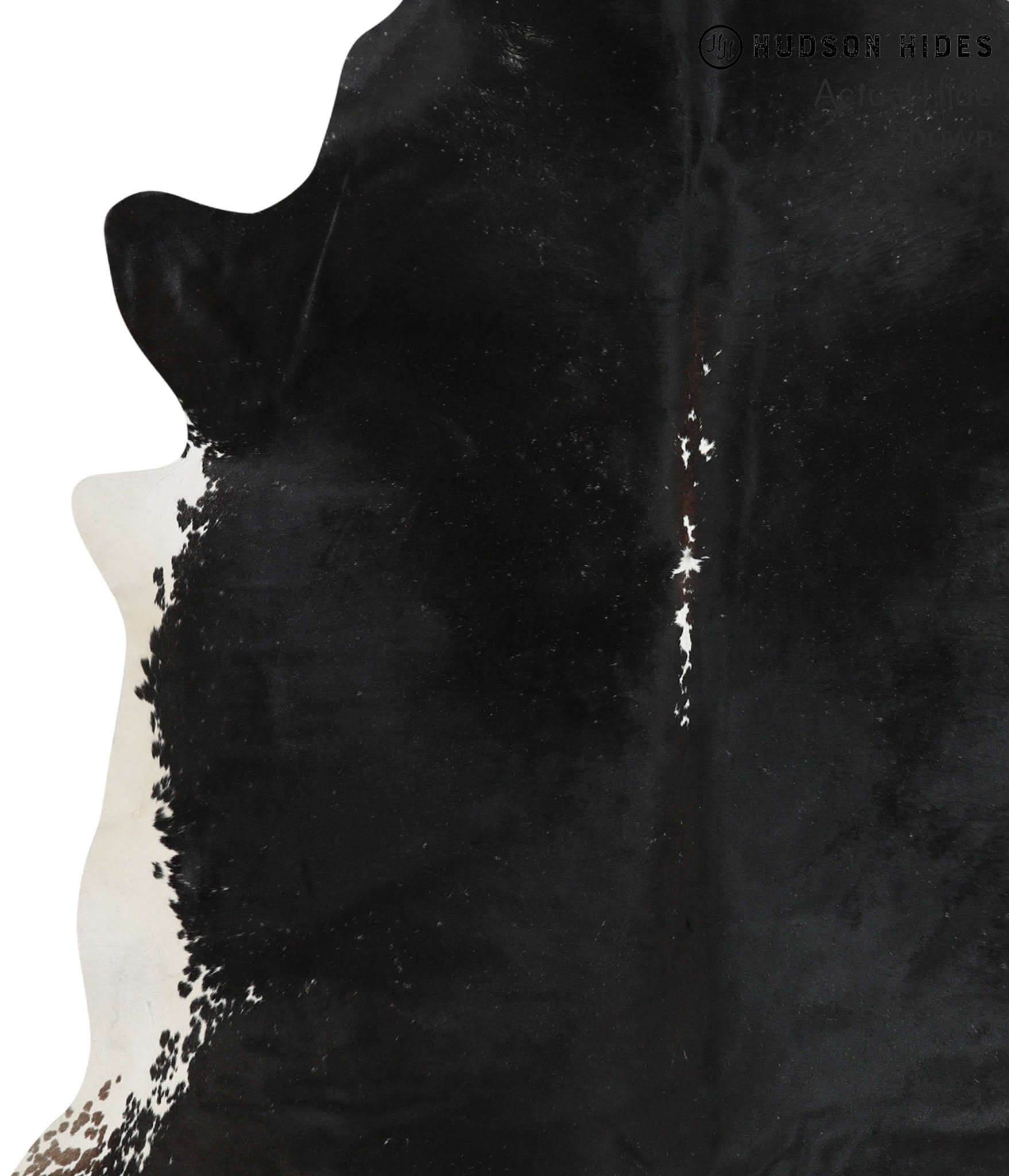 Black and White Cowhide Rug #38598