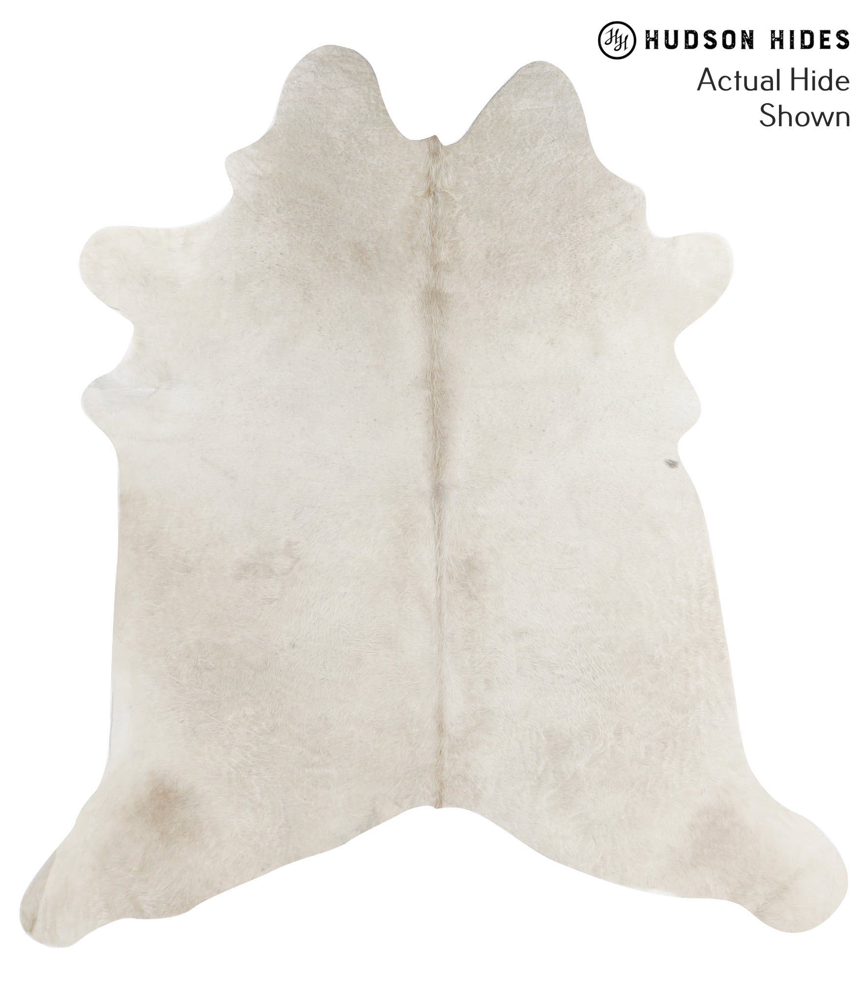 Solid White Cowhide Rug #38676
