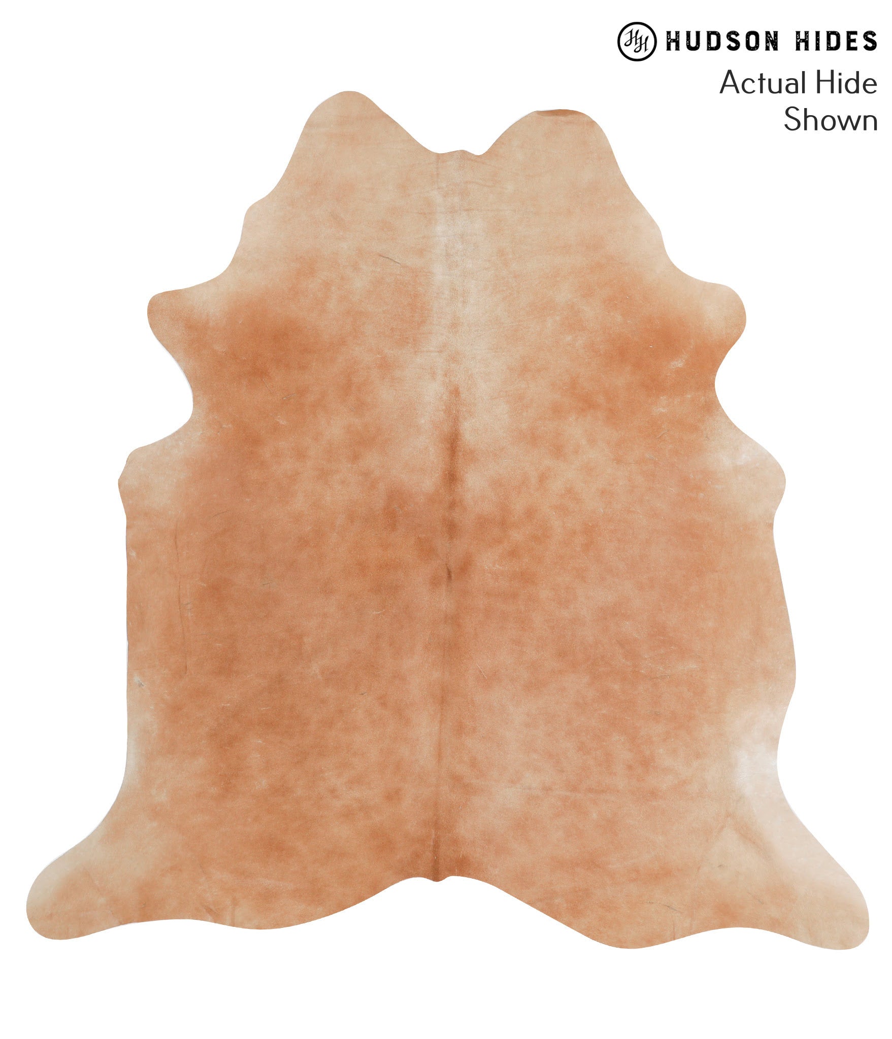 Solid Brown Cowhide Rug #38702