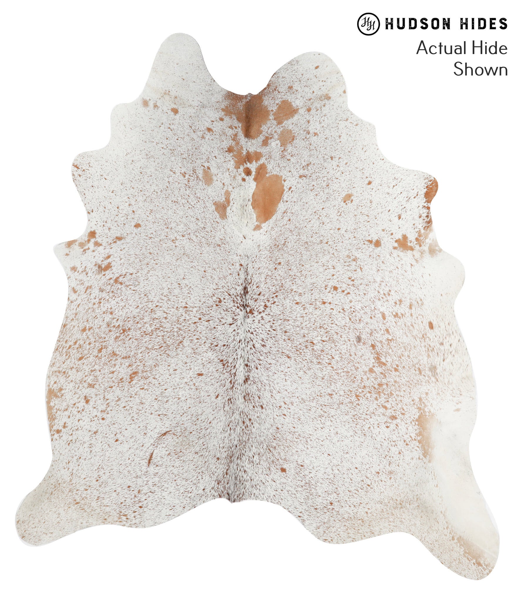Salt and Pepper Brown Cowhide Rug #38742
