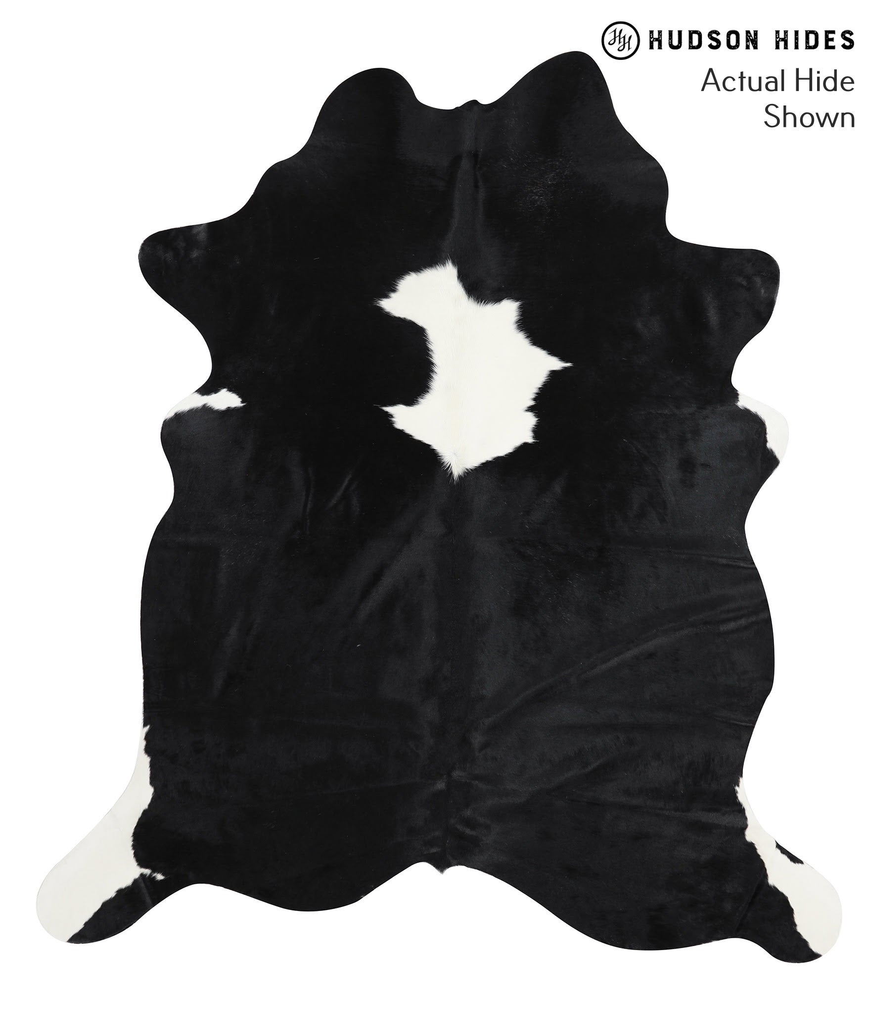 Black and White Cowhide Rug #38779