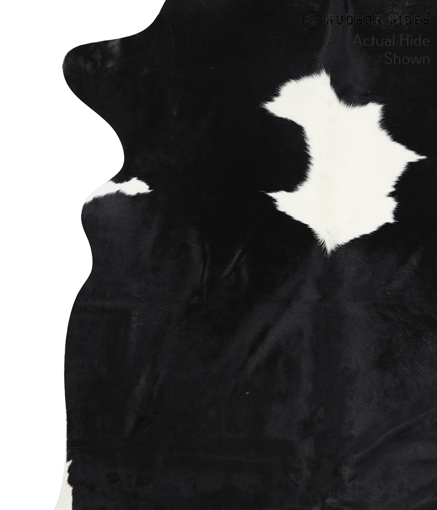 Black and White Cowhide Rug #38779