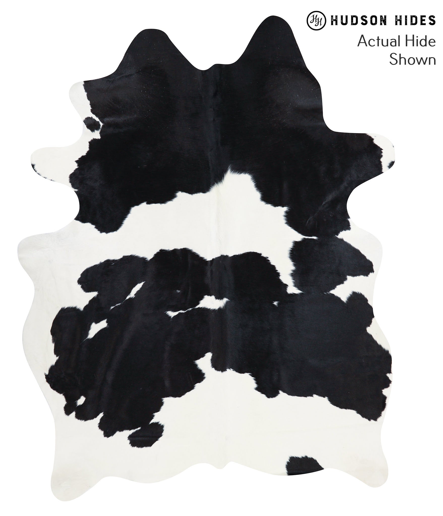 Black and White Cowhide Rug #39023