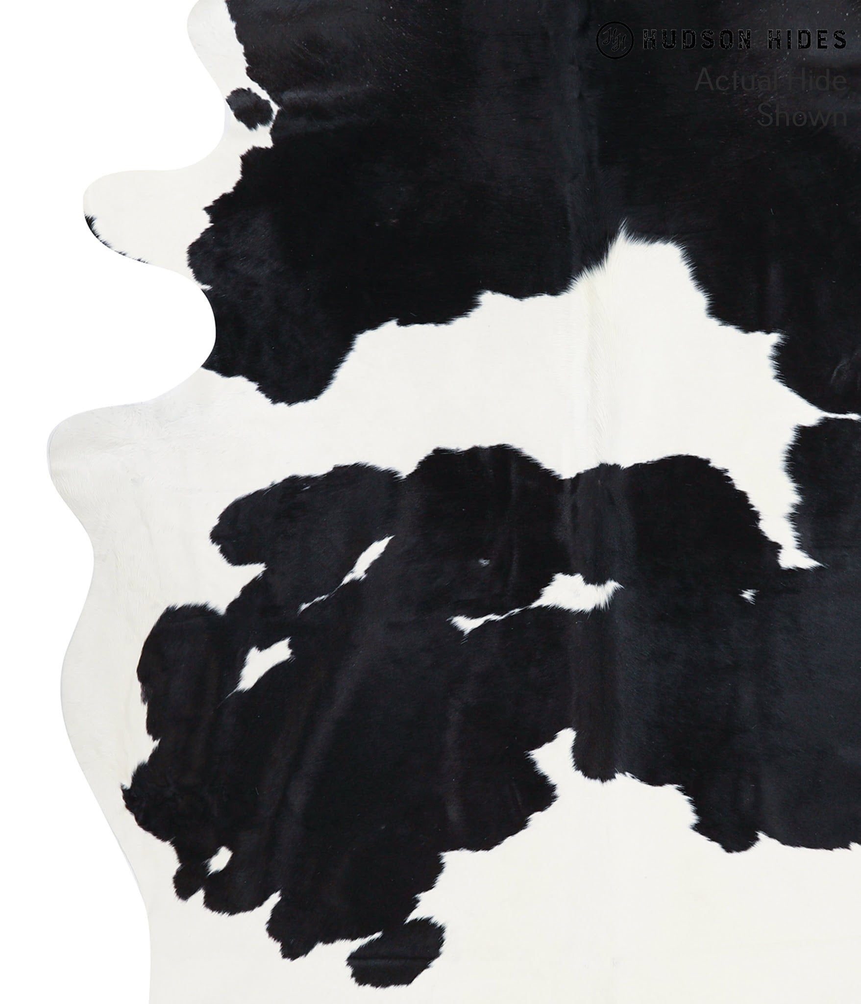 Black and White Cowhide Rug #39023