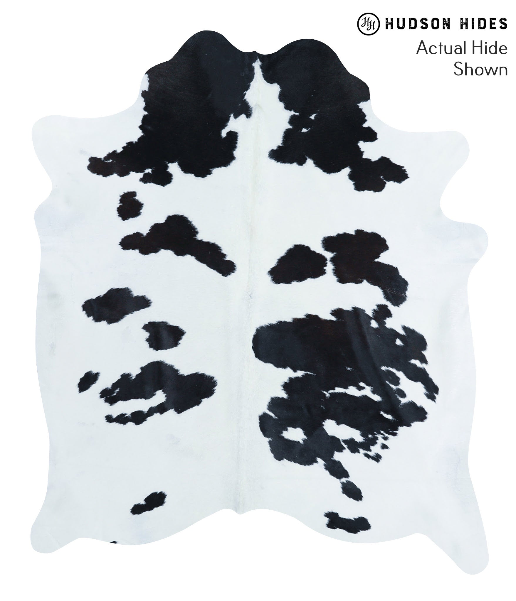 Black and White Cowhide Rug #39077