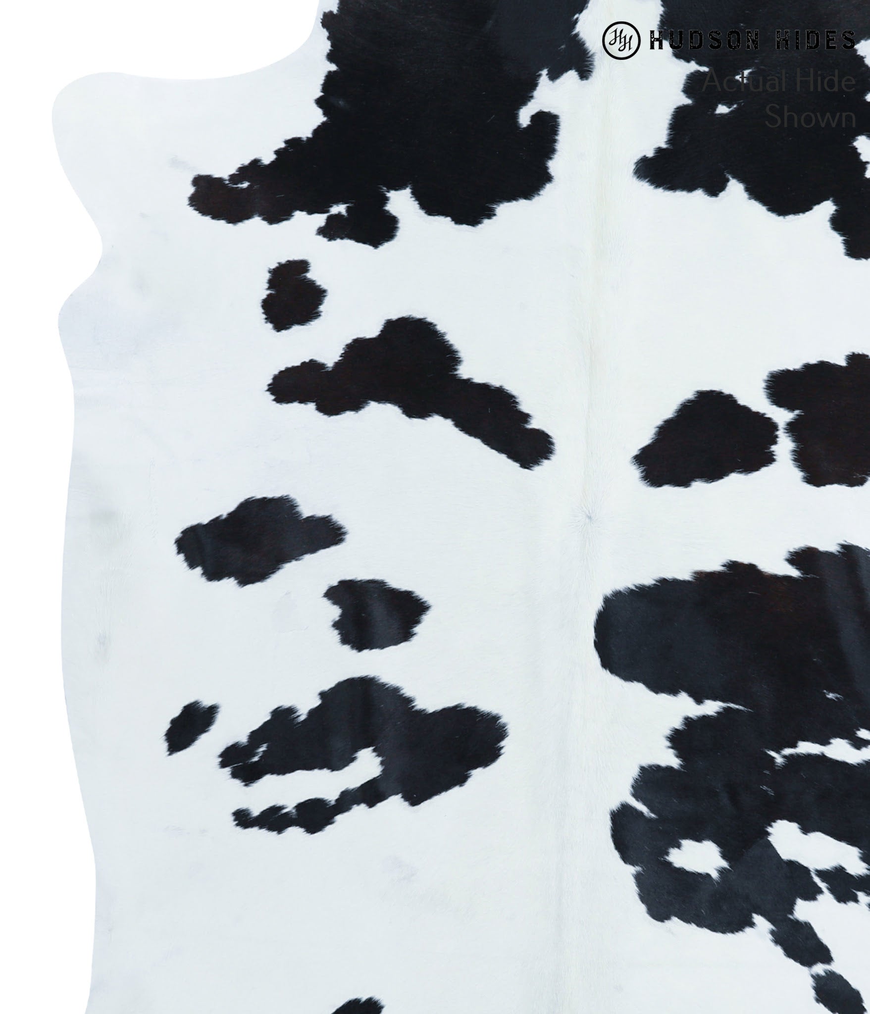 Black and White Cowhide Rug #39077