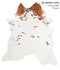 Brown and White X-Large Brazilian Cowhide Rug 7'6