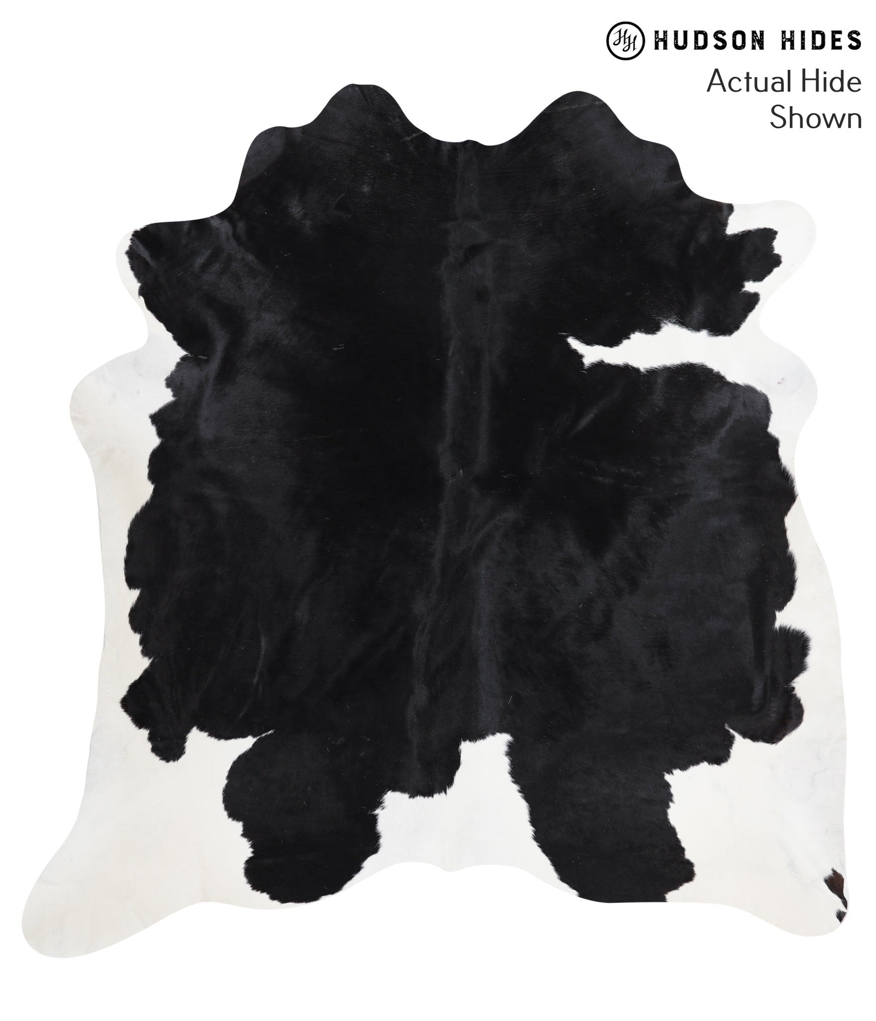 Black and White Cowhide Rug #39179
