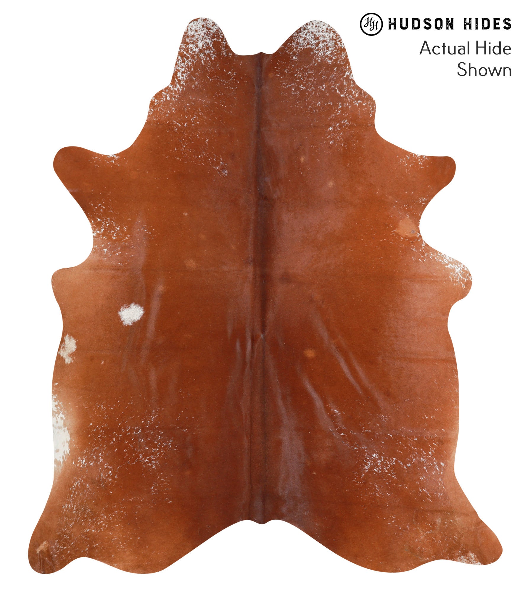 Salt and Pepper Brown Cowhide Rug #39206