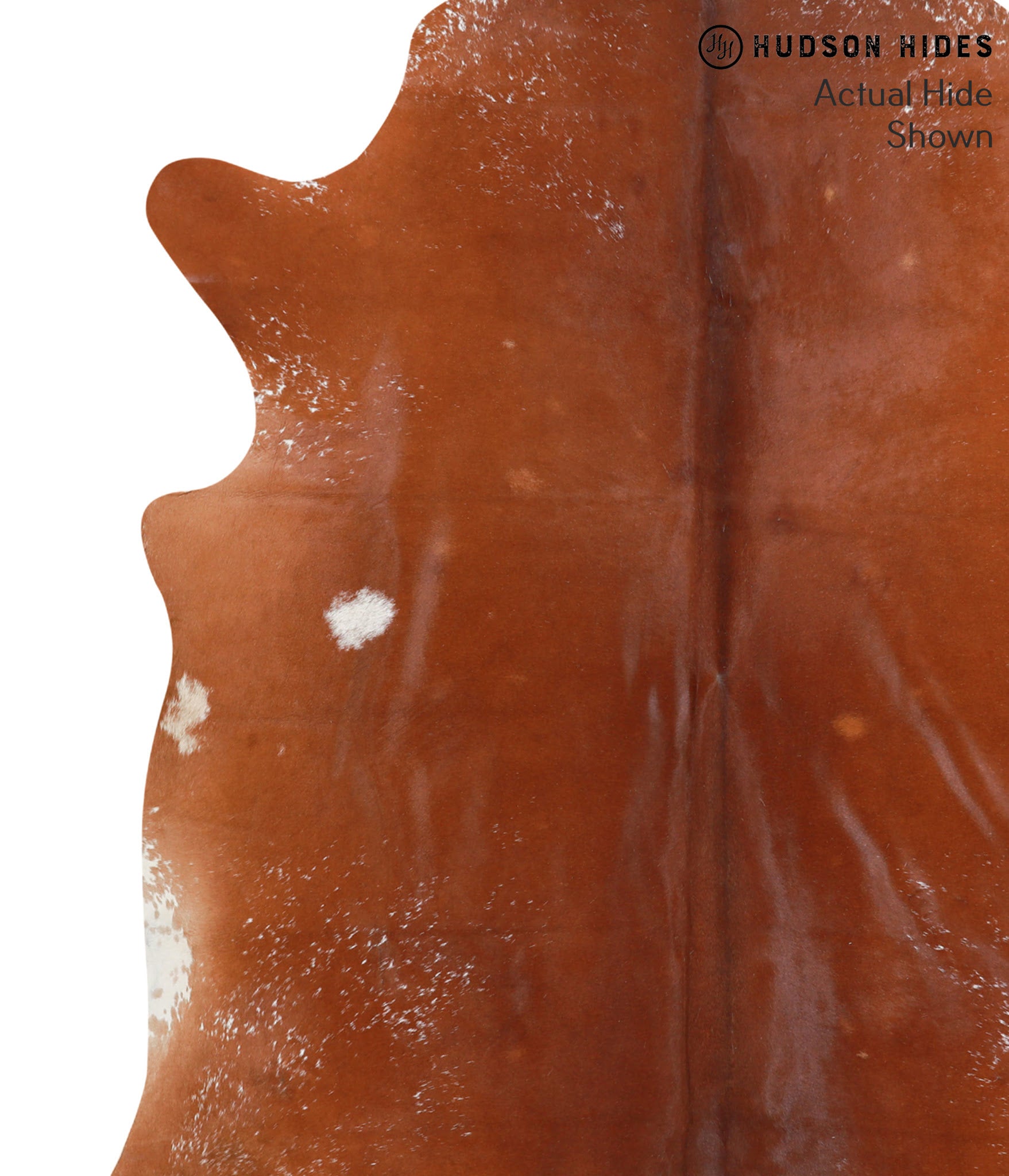 Salt and Pepper Brown Cowhide Rug #39206
