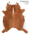 Brown and White Regular X-Large Brazilian Cowhide Rug 7'6