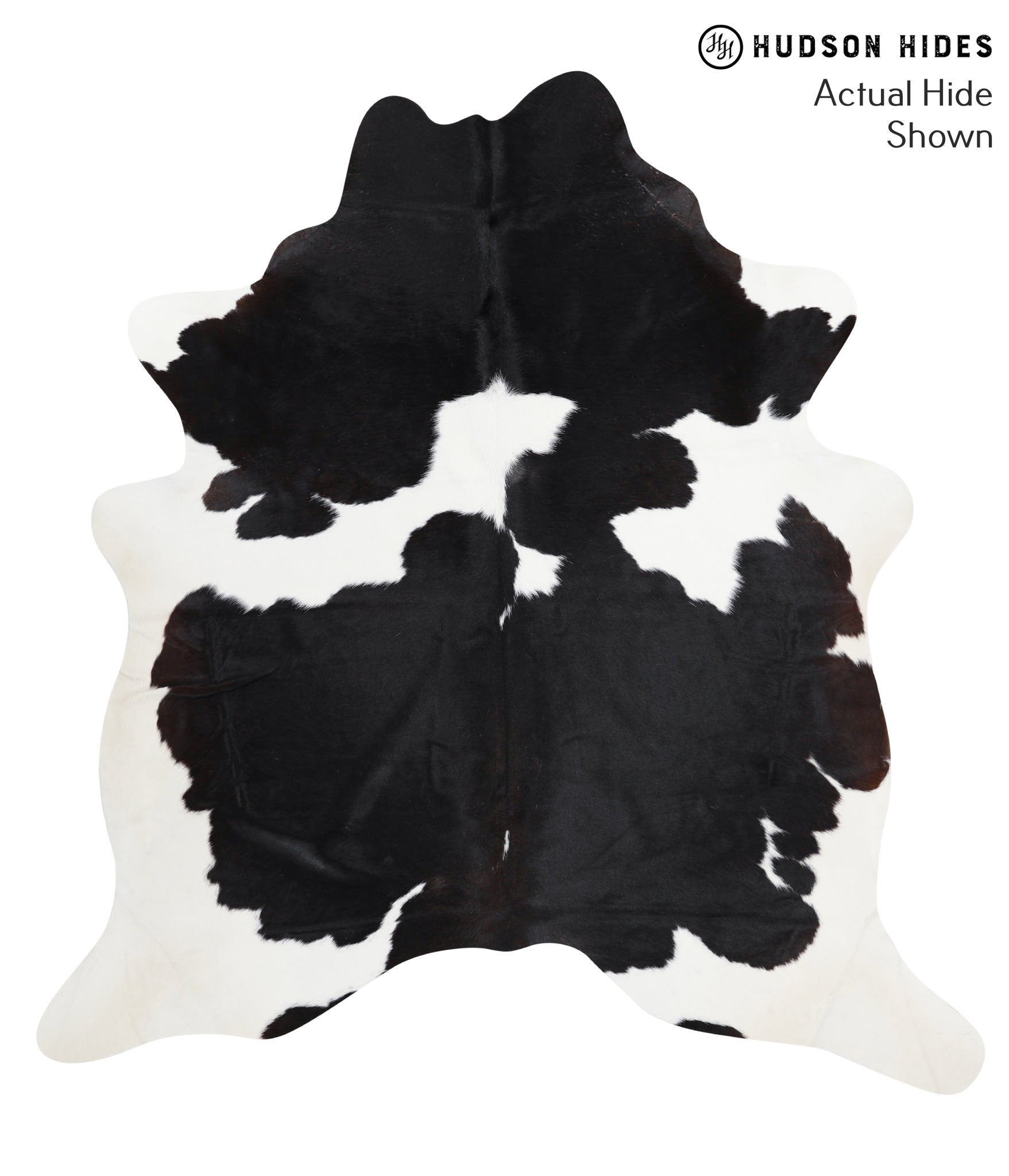 Black and White Cowhide Rug #39250