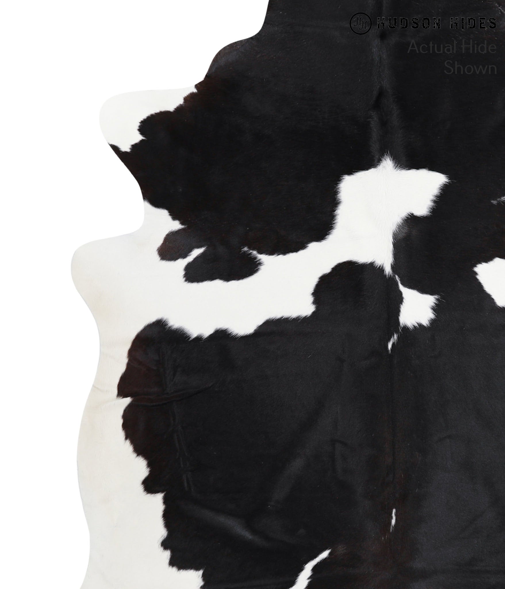 Black and White Cowhide Rug #39250