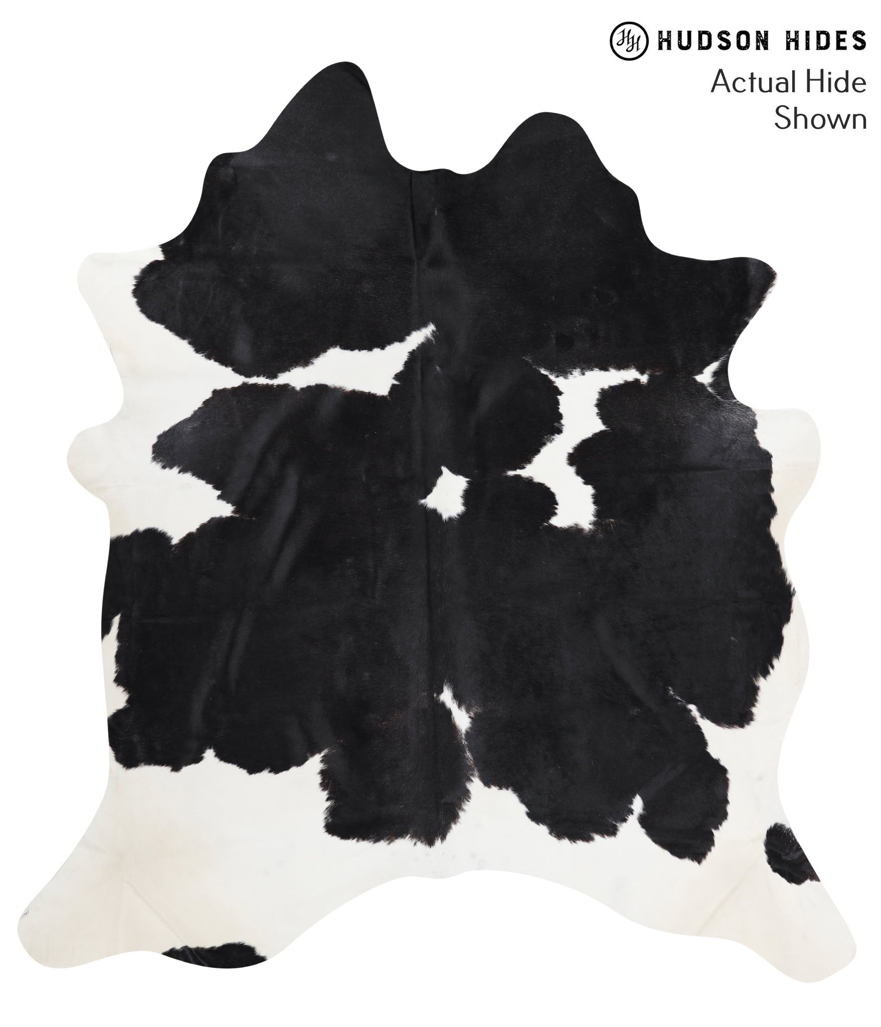 Black and White Cowhide Rug #39297
