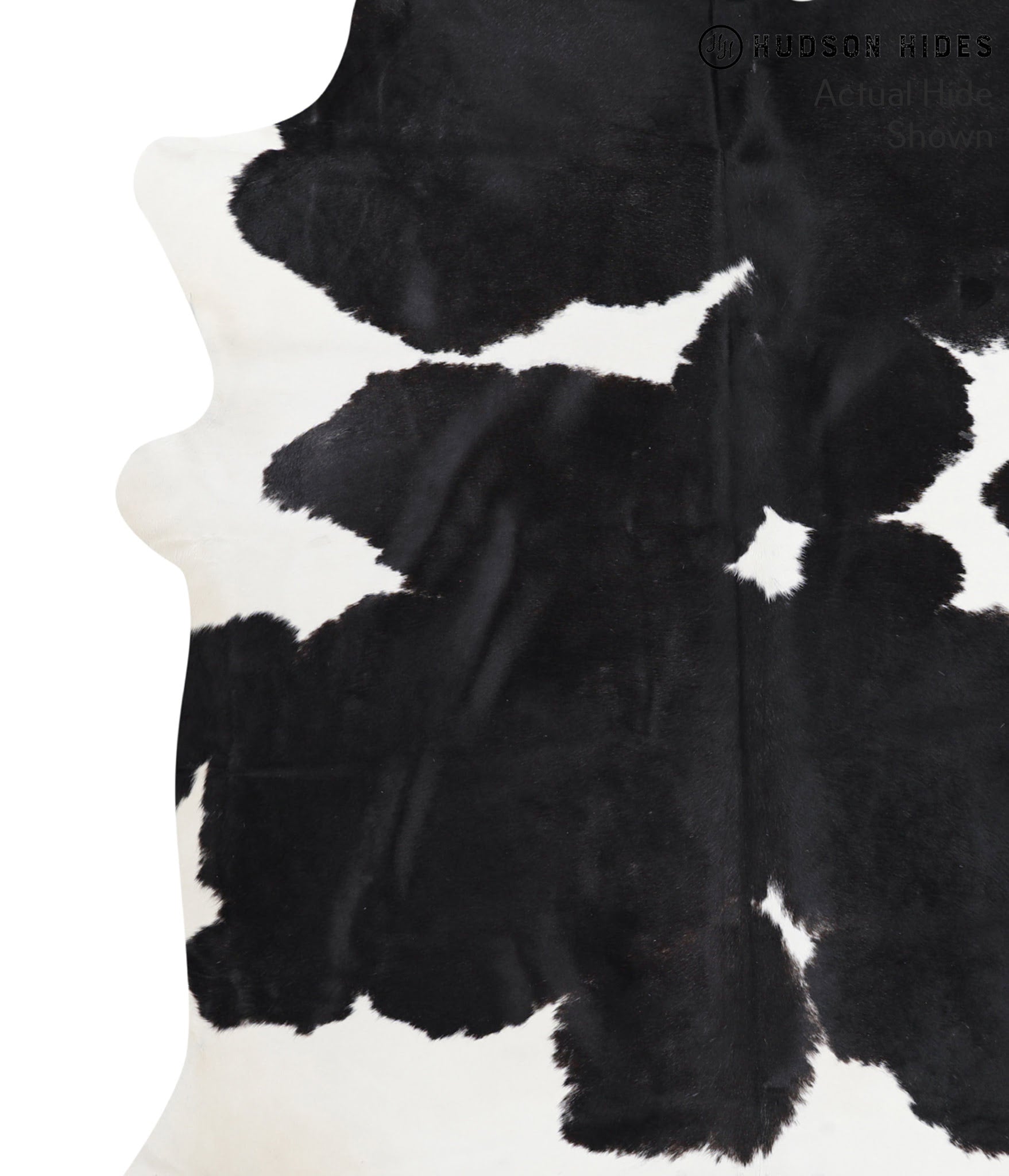 Black and White Cowhide Rug #39297