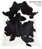 Black and White X-Large Brazilian Cowhide Rug 7'5