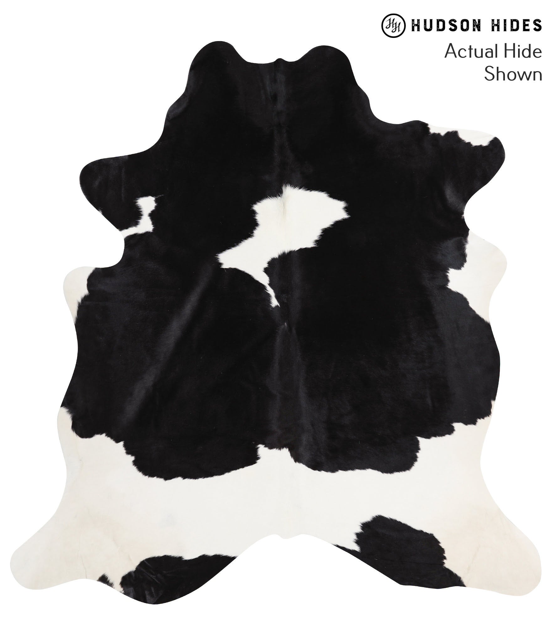 Black and White Cowhide Rug #39467