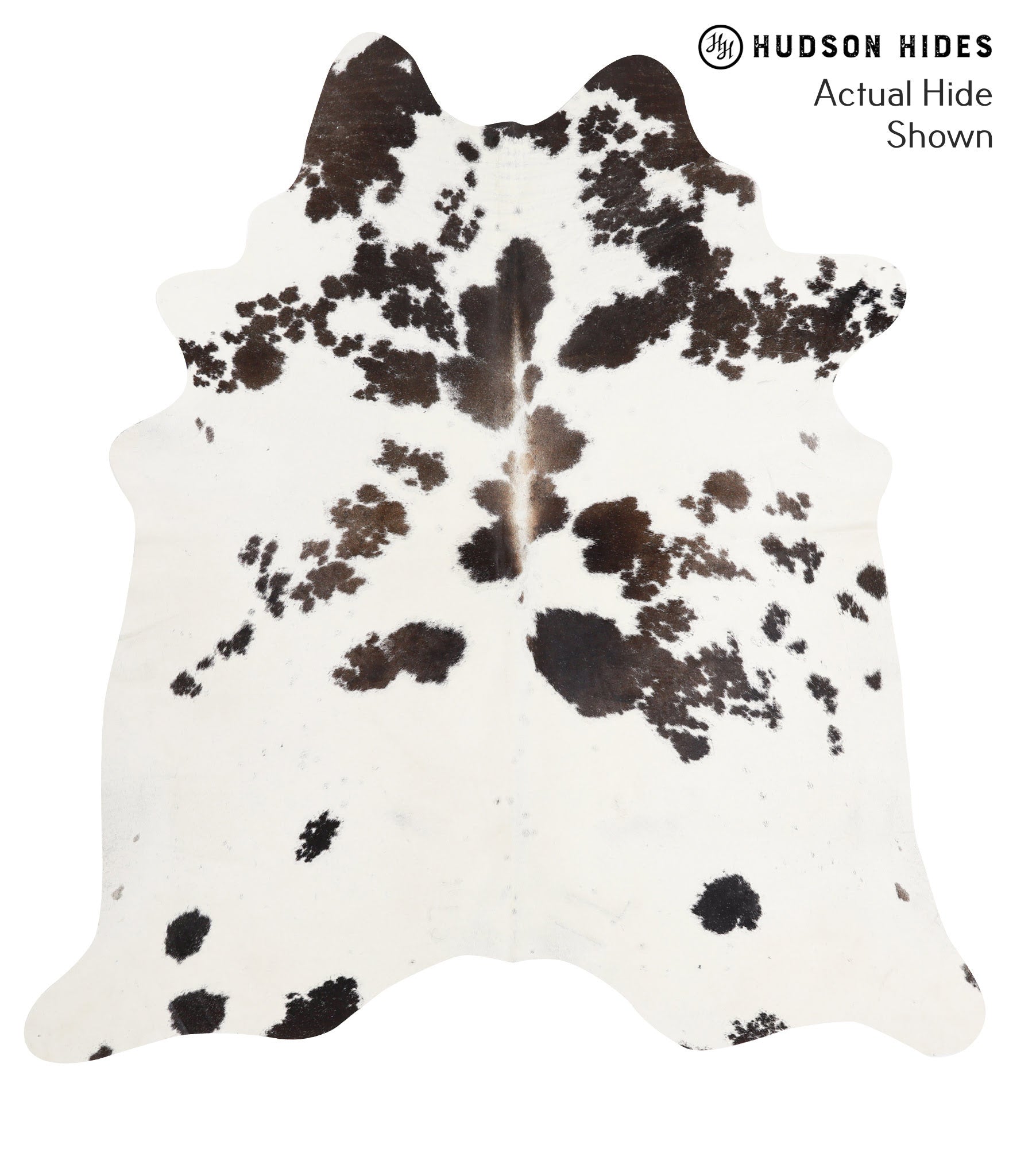 Black and White Cowhide Rug #39478