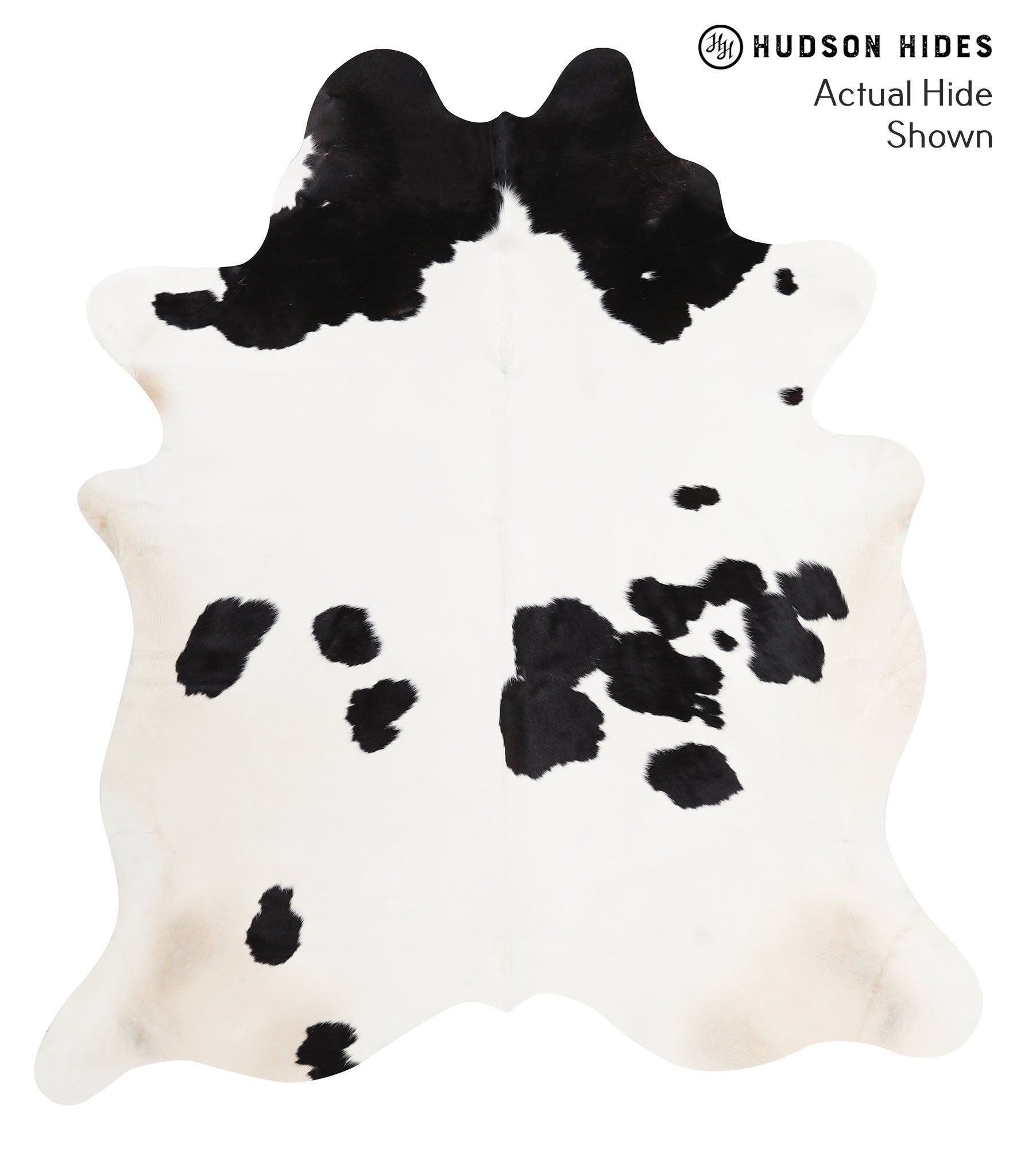 Black and White Cowhide Rug #39505
