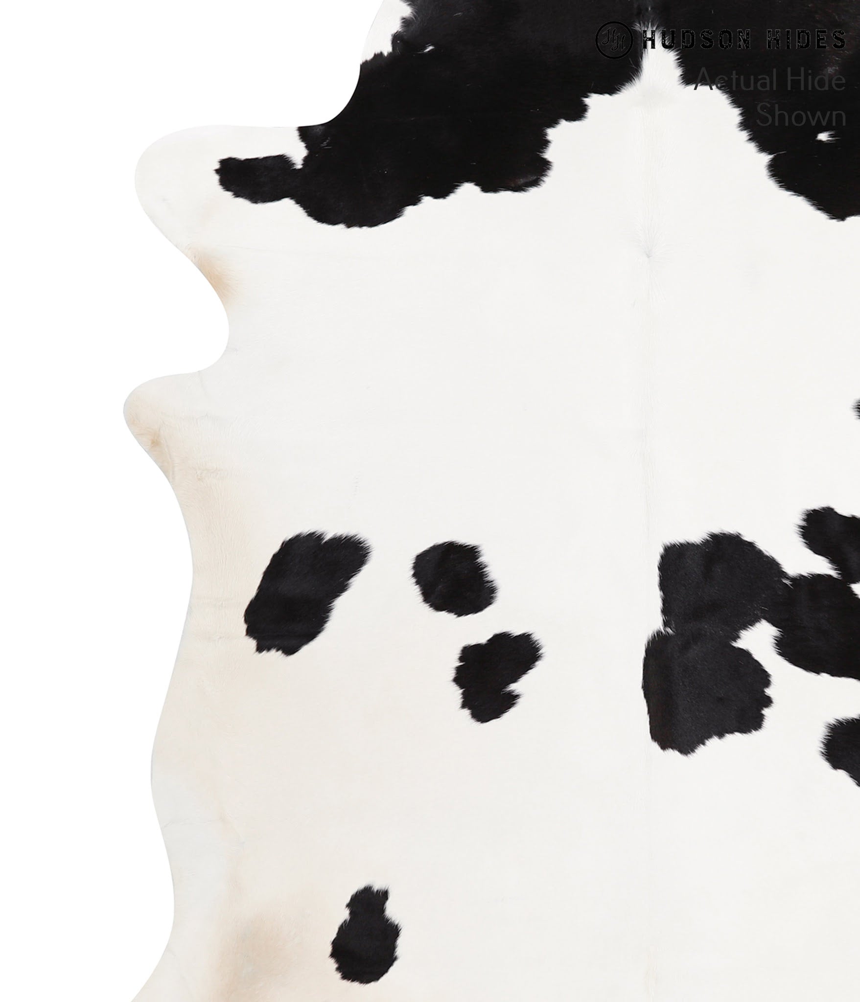Black and White Cowhide Rug #39505