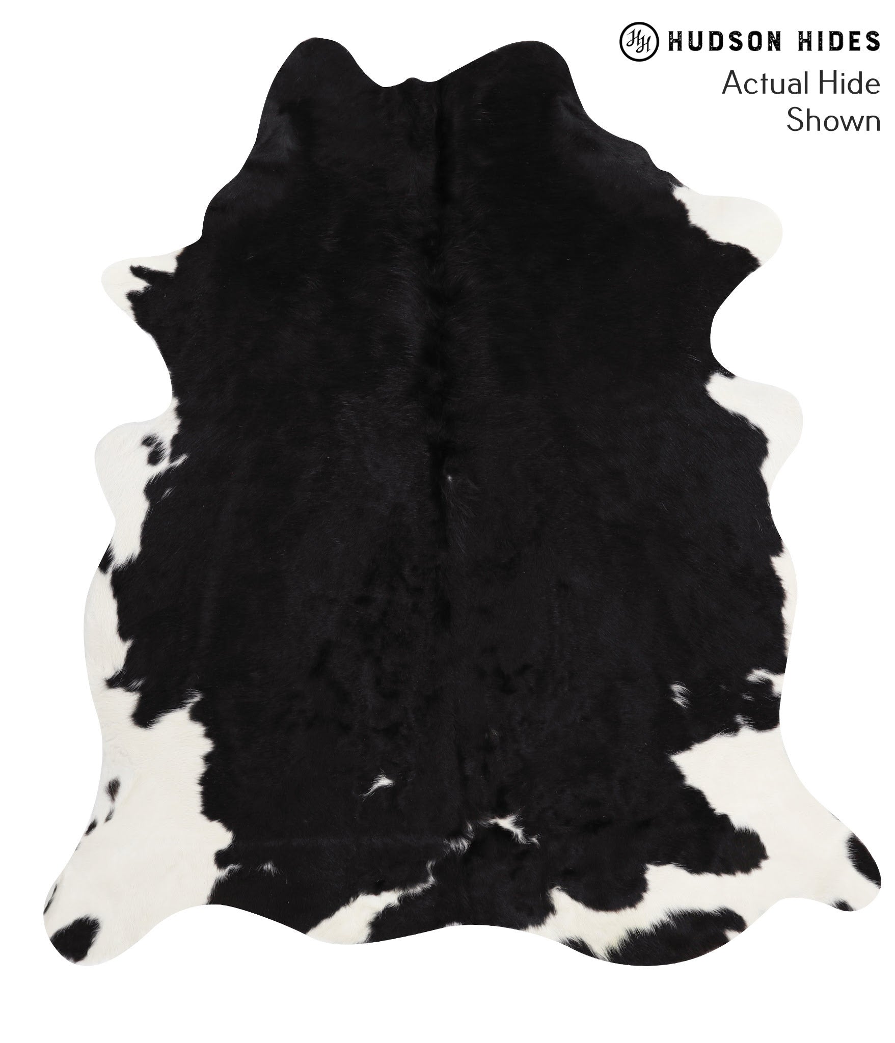 Black and White Cowhide Rug #39556