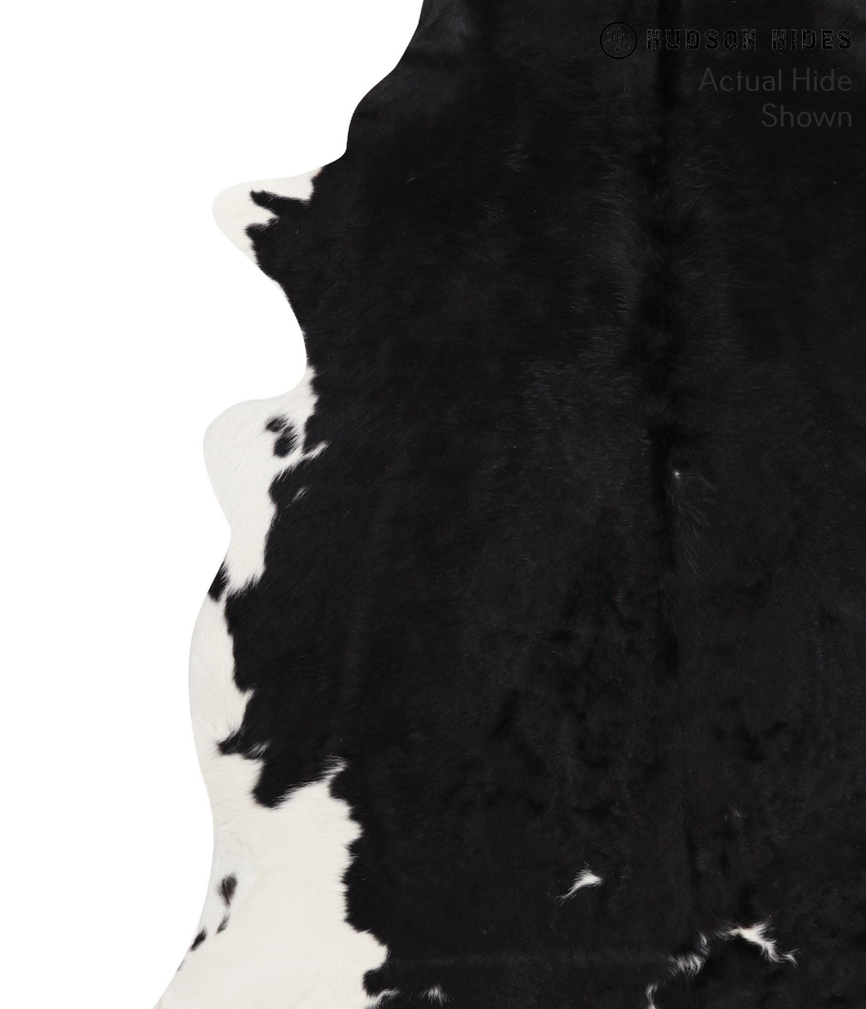 Black and White Cowhide Rug #39556