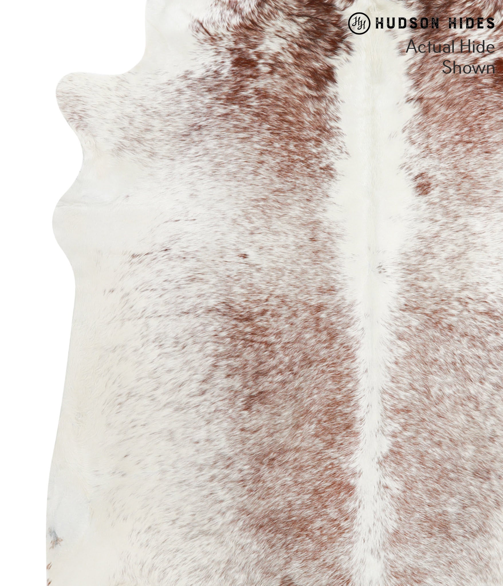 Salt and Pepper Brown Cowhide Rug #39604