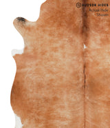 Solid Brown X-Large Brazilian Cowhide Rug 7'3"H x 6'5"W #39637 by Hudson Hides
