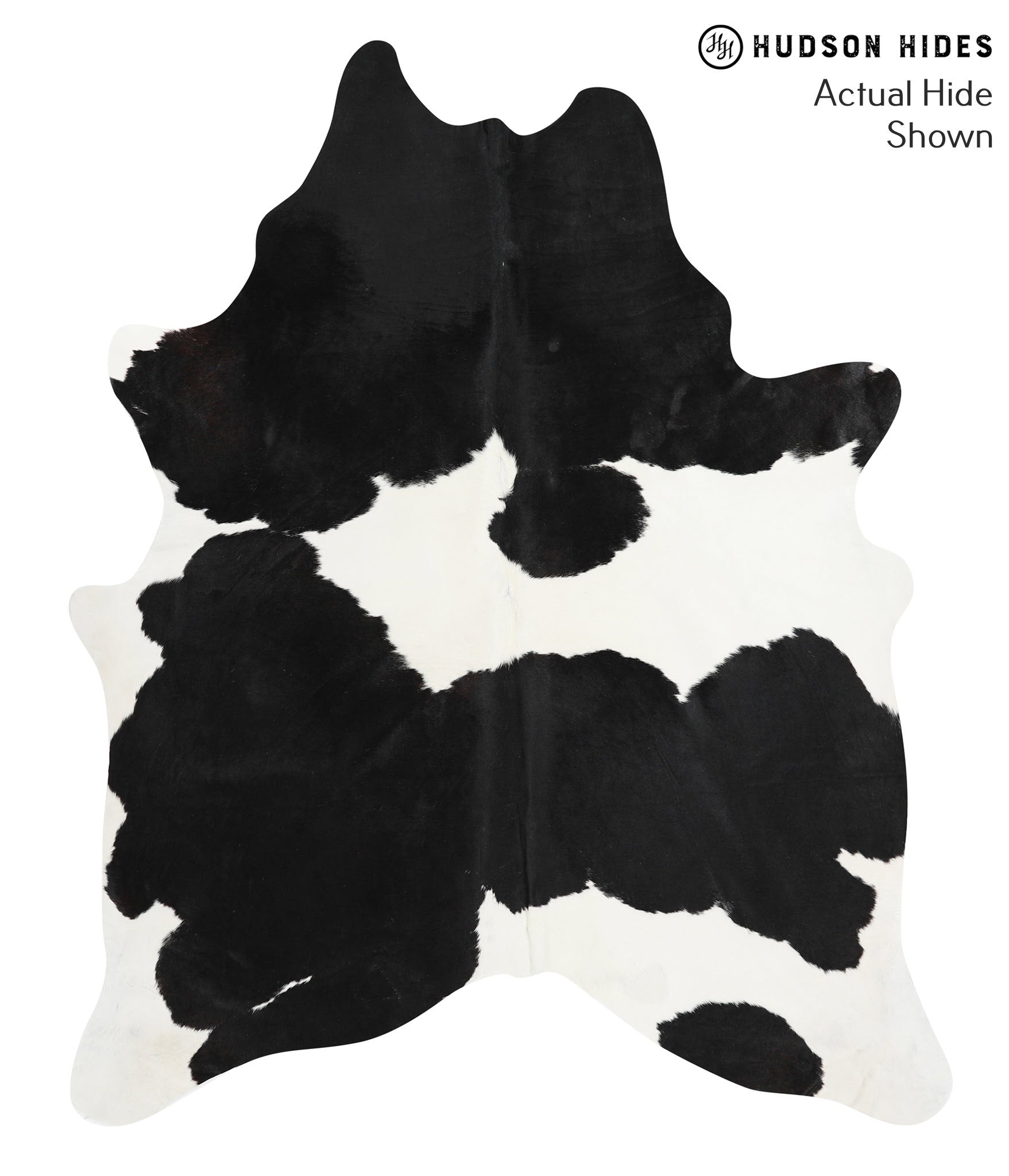 Black and White Cowhide Rug #39700
