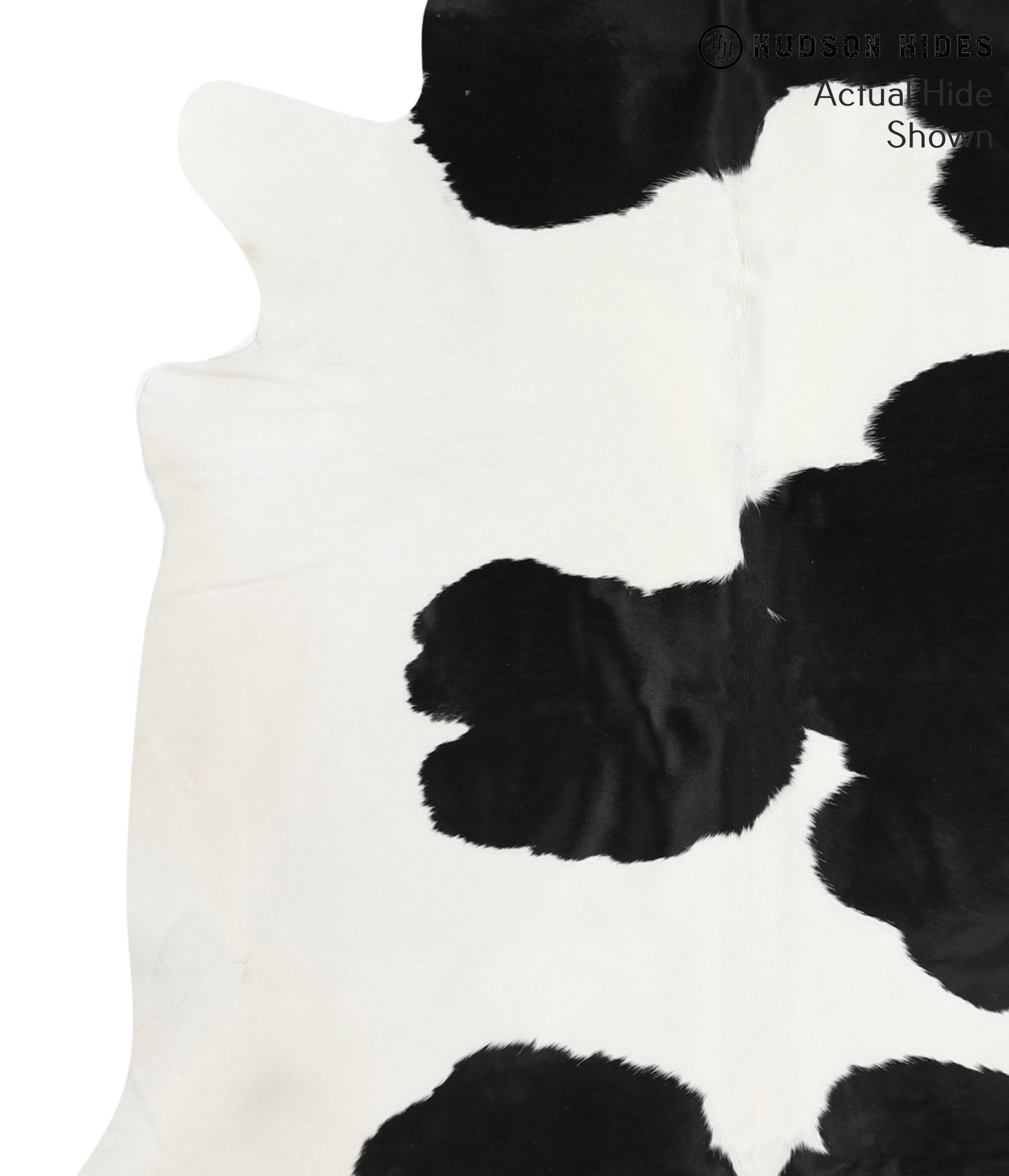 Black and White Cowhide Rug #39912