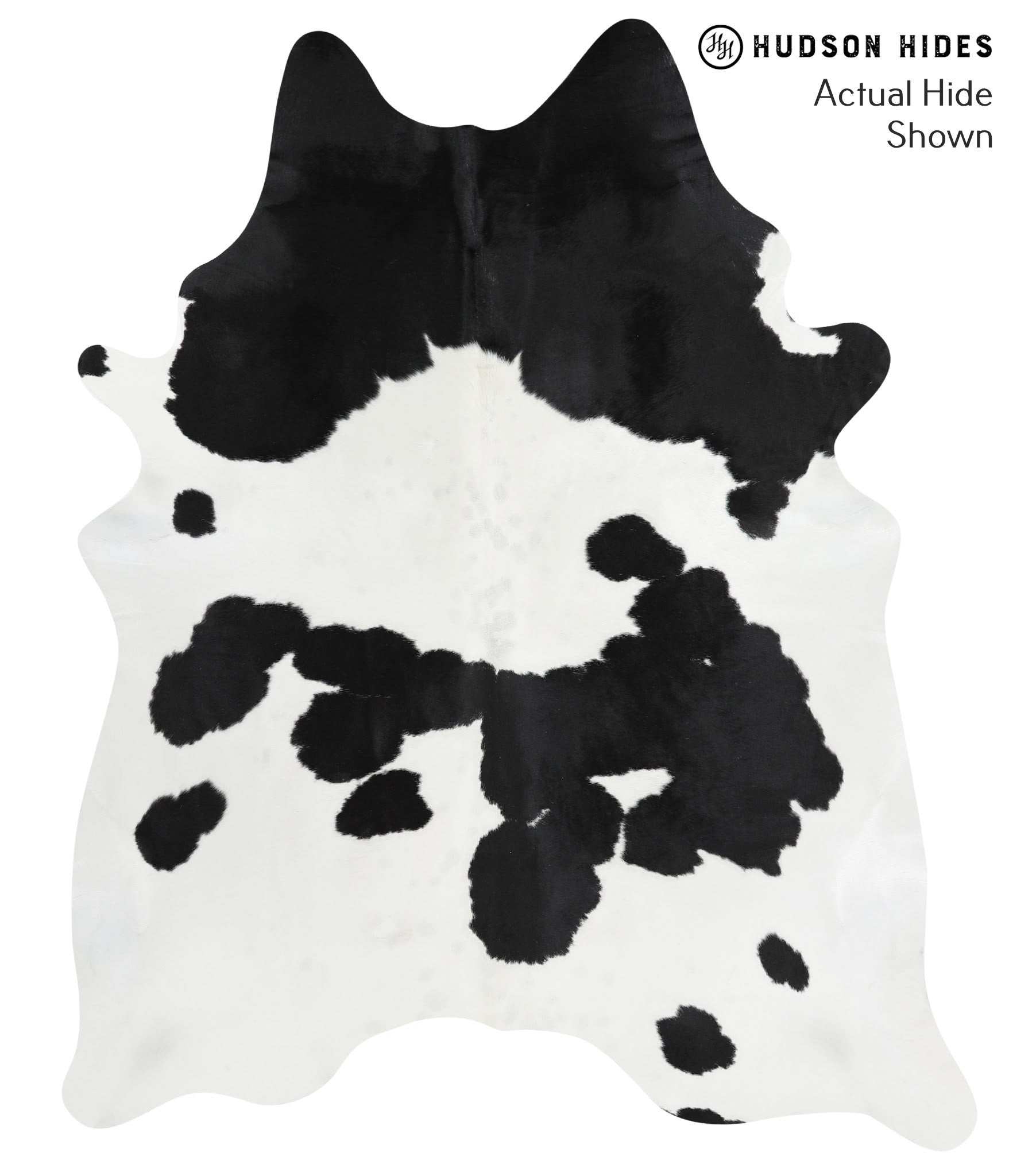 Black and White Cowhide Rug #39931
