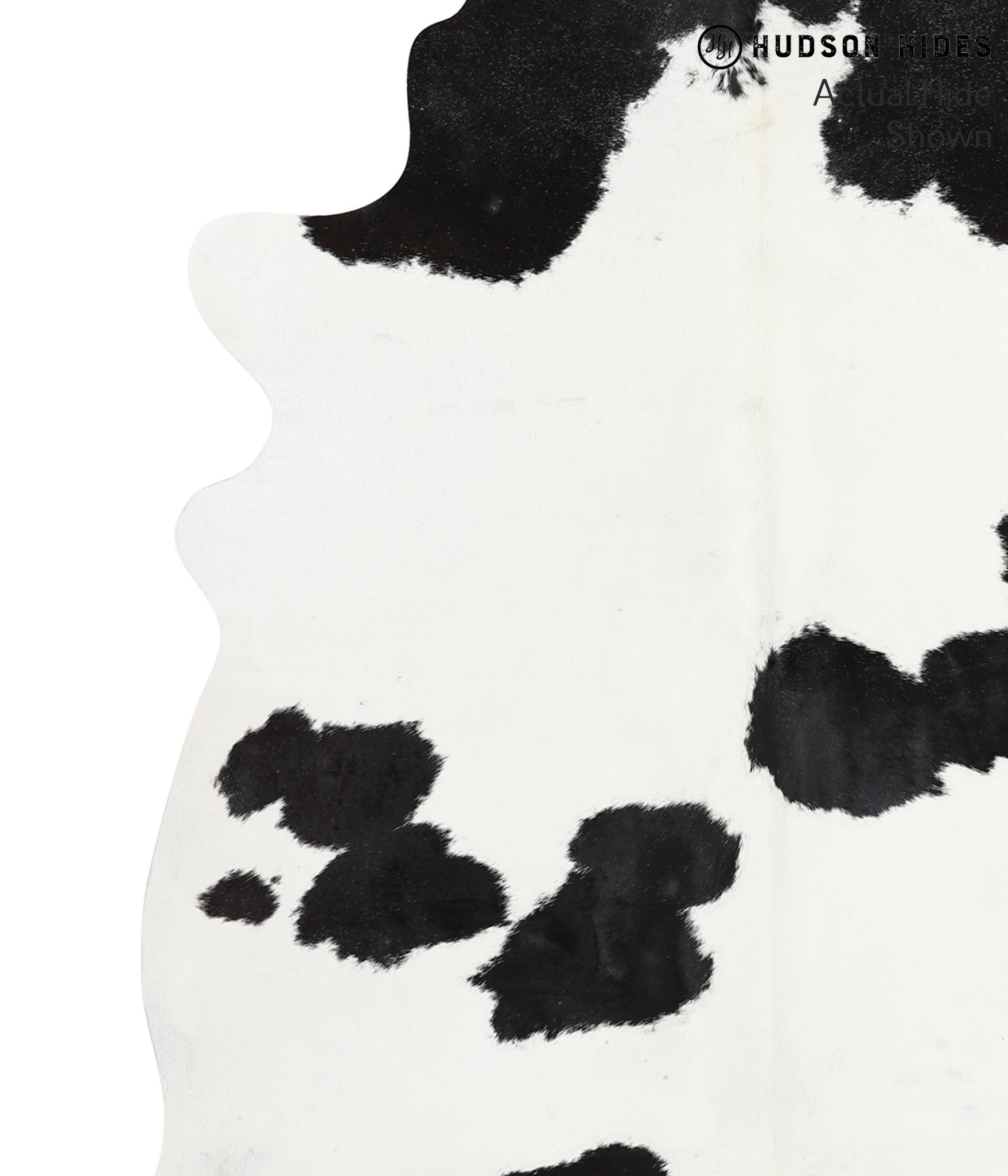 Black and White Cowhide Rug #39951