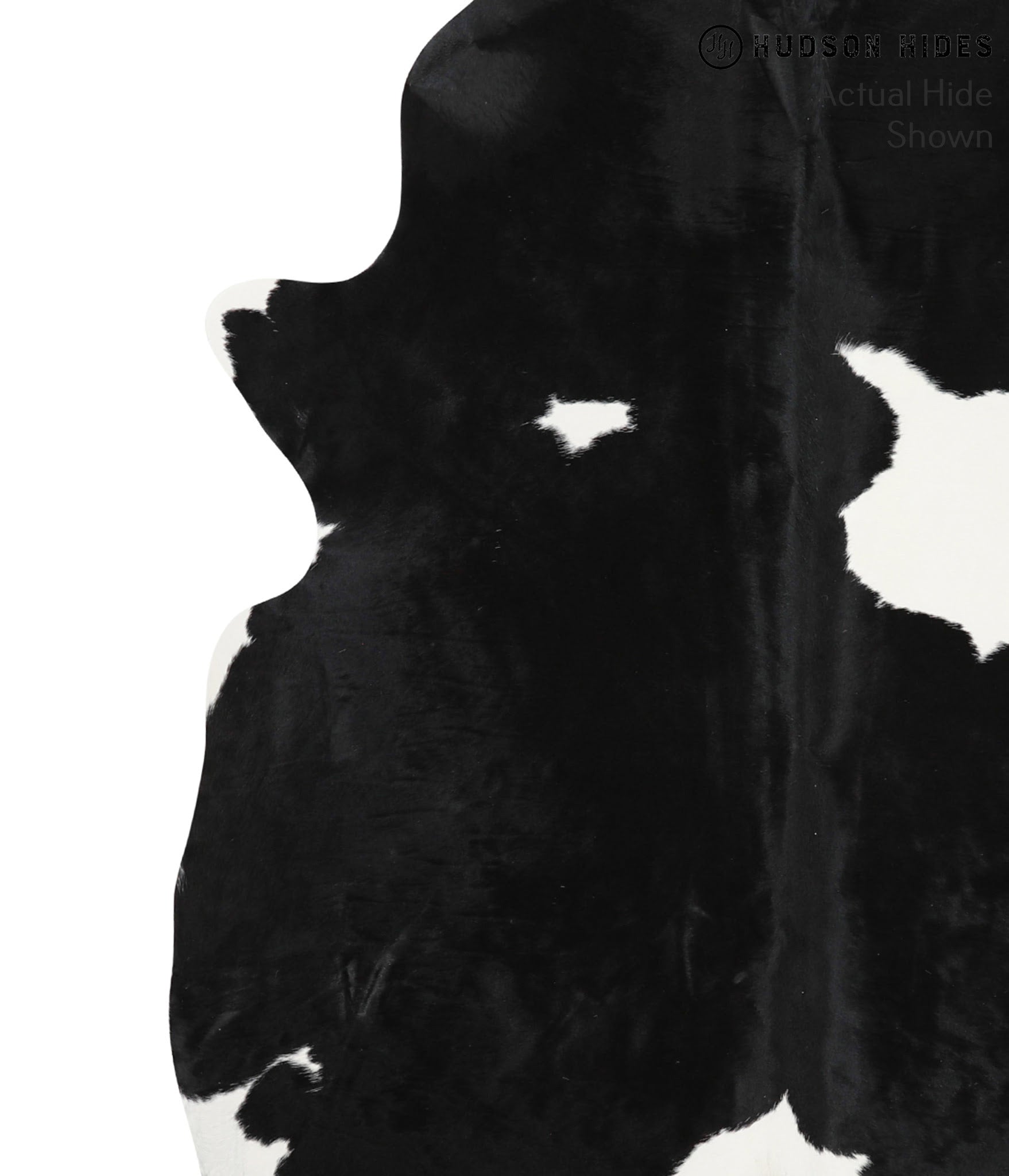 Black and White Cowhide Rug #40006