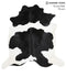 Black and White X-Large Brazilian Cowhide Rug 7'9