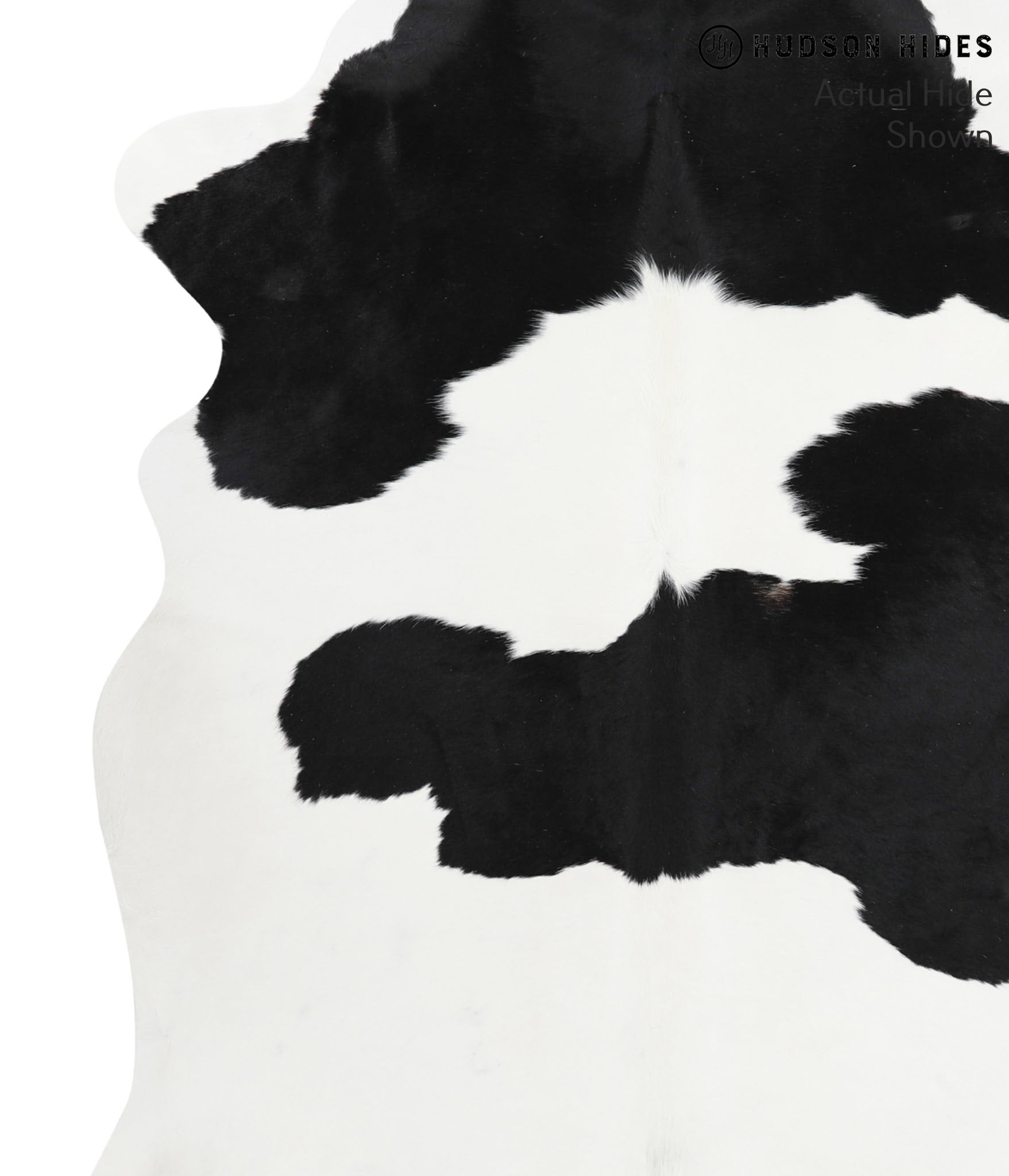Black and White Cowhide Rug #40186