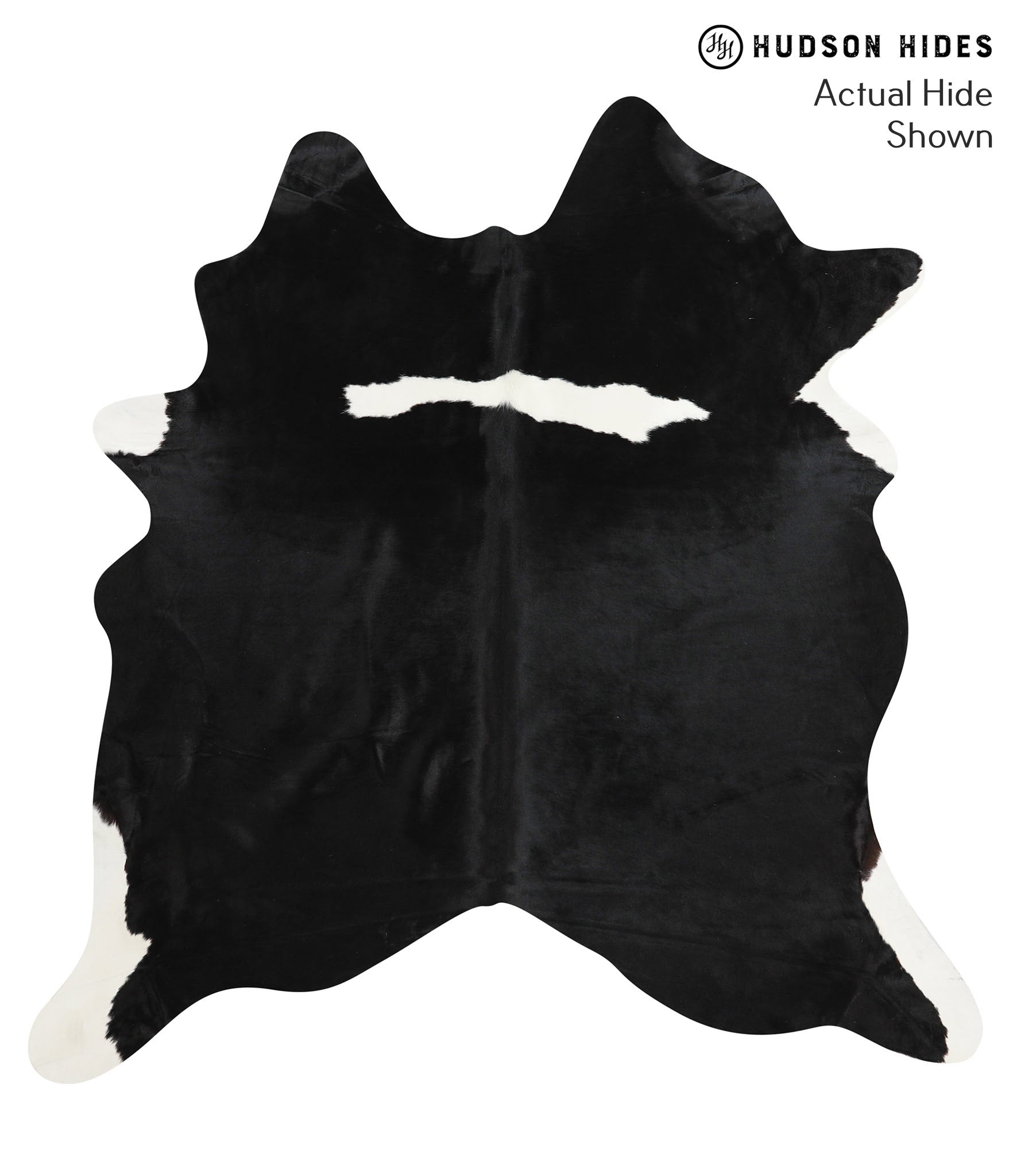 Black and White Cowhide Rug #40304