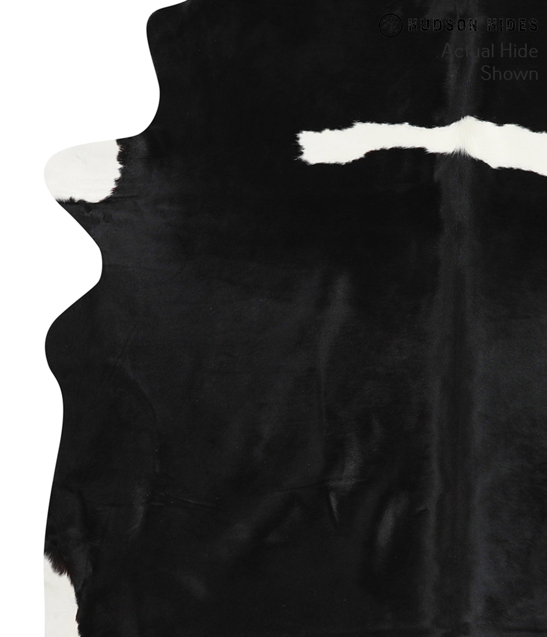 Black and White Cowhide Rug #40304