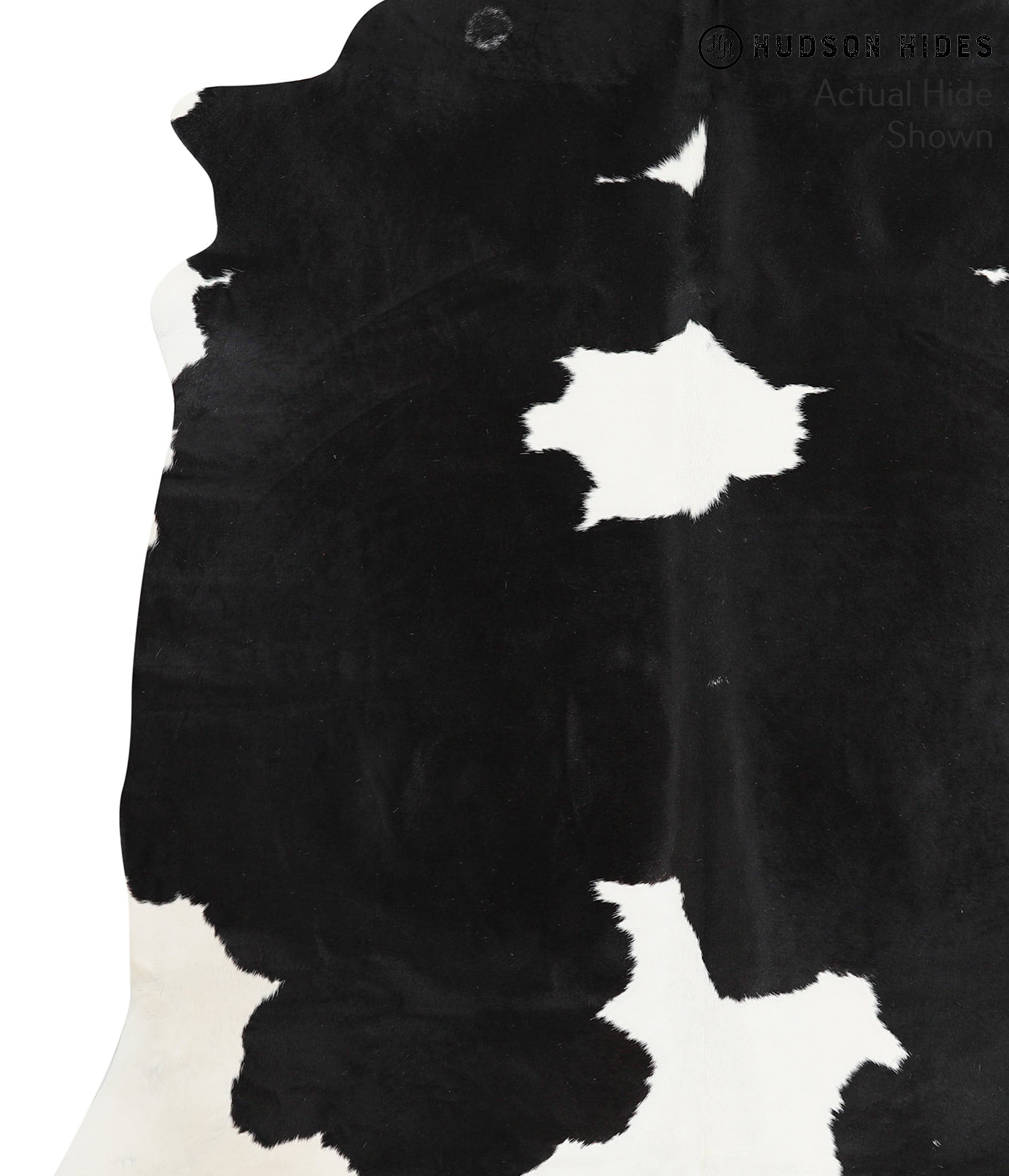 Black and White Cowhide Rug #40346