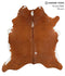 Brown and White Regular X-Large Brazilian Cowhide Rug 7'1