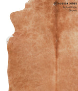 Solid Brown X-Large Brazilian Cowhide Rug 6'8"H x 6'0"W #40403 by Hudson Hides