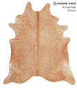 Solid Brown X-Large Brazilian Cowhide Rug 7'3"H x 6'4"W #40500 by Hudson Hides