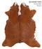 Brown and White Regular X-Large Brazilian Cowhide Rug 7'4