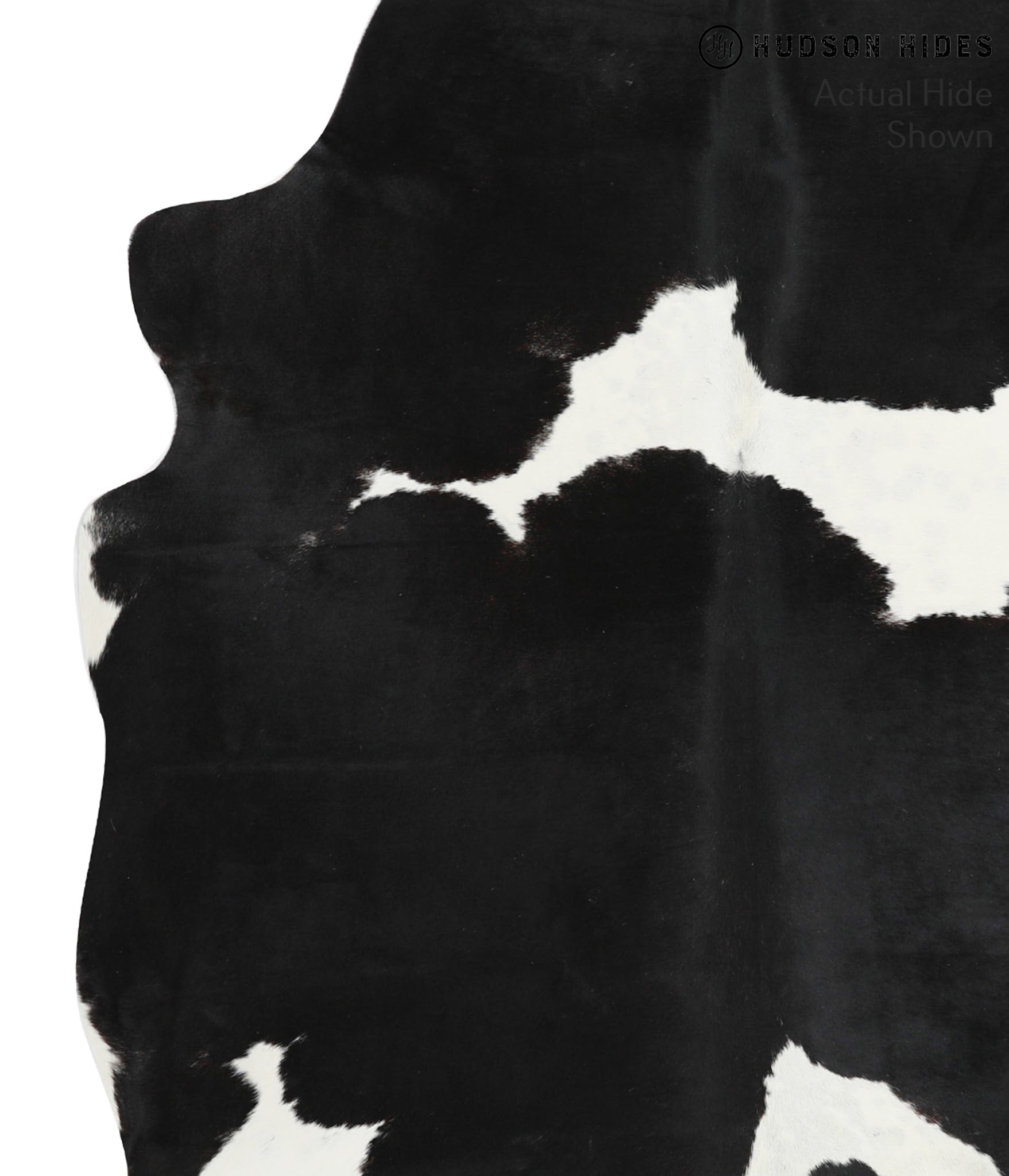 Black and White Cowhide Rug #40827