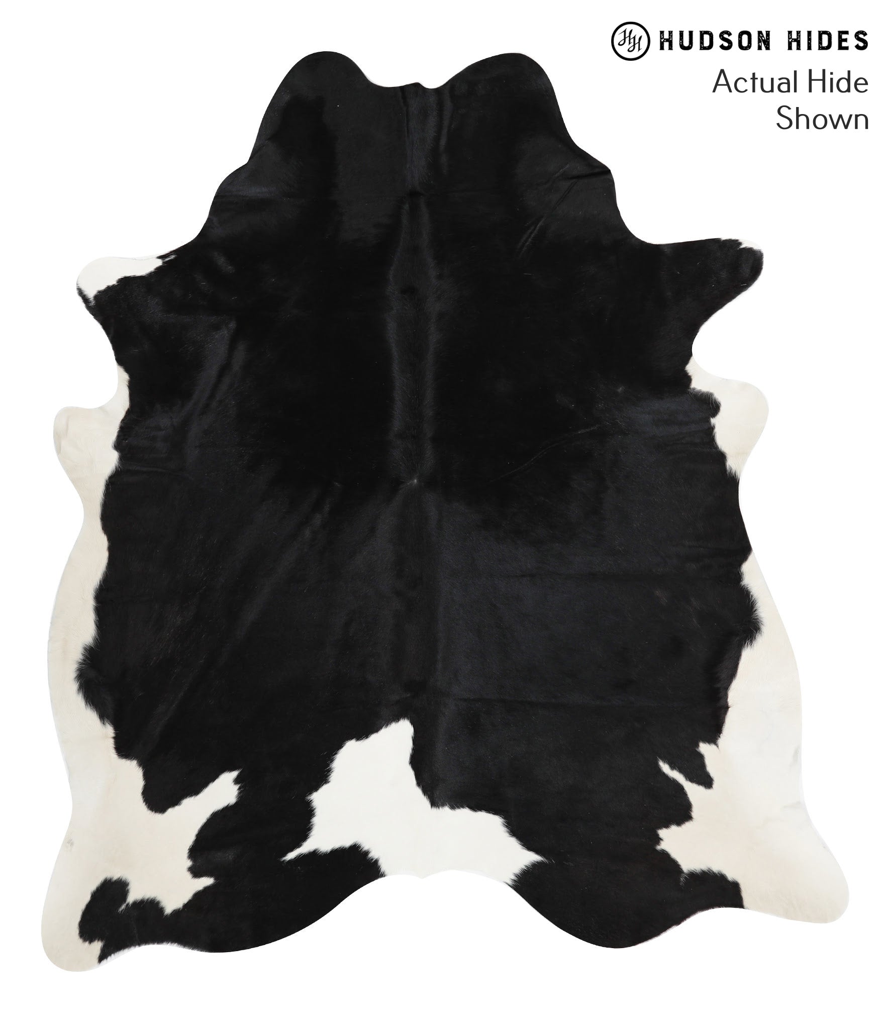 Black and White Cowhide Rug #40832
