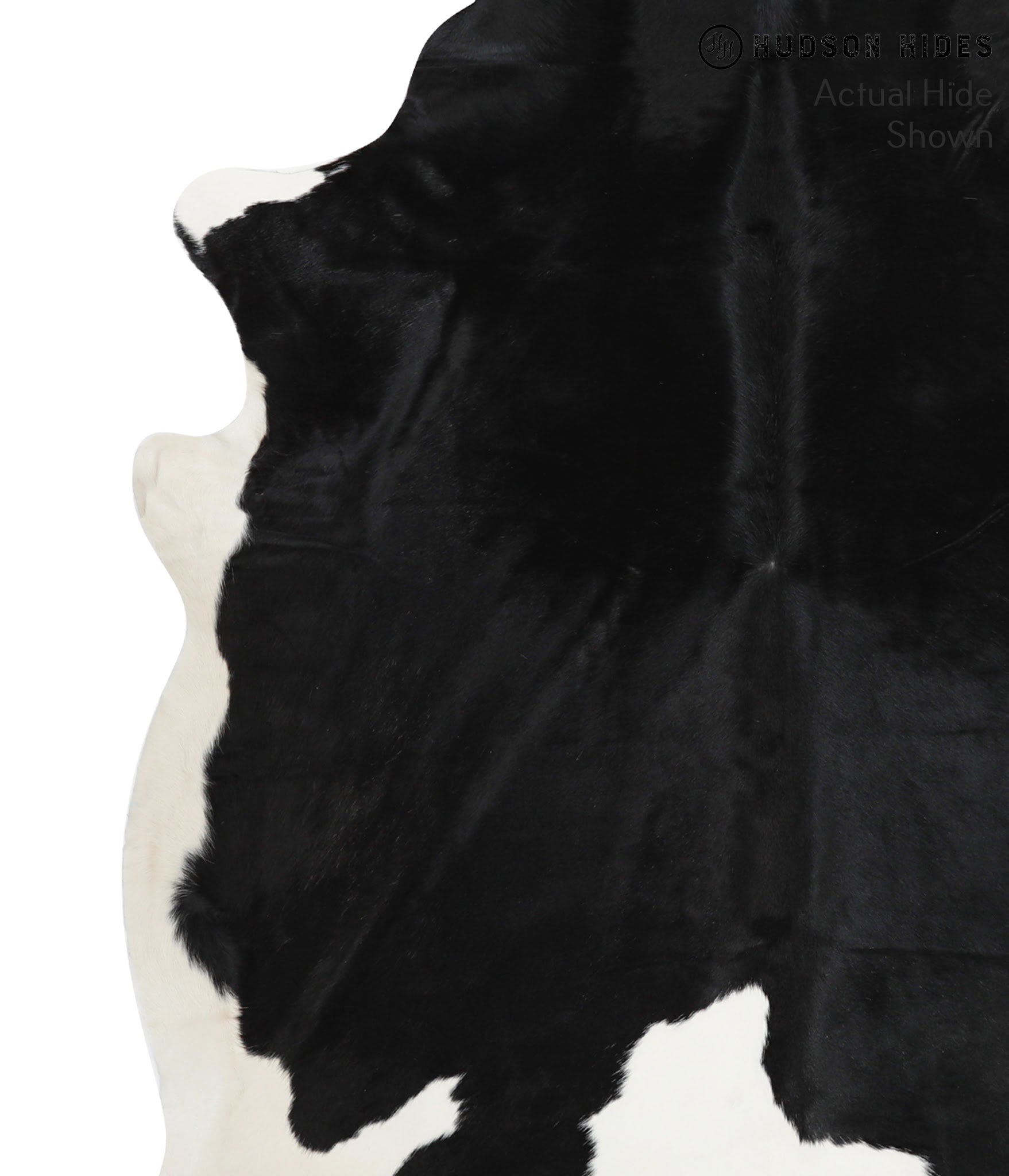 Black and White Cowhide Rug #40832
