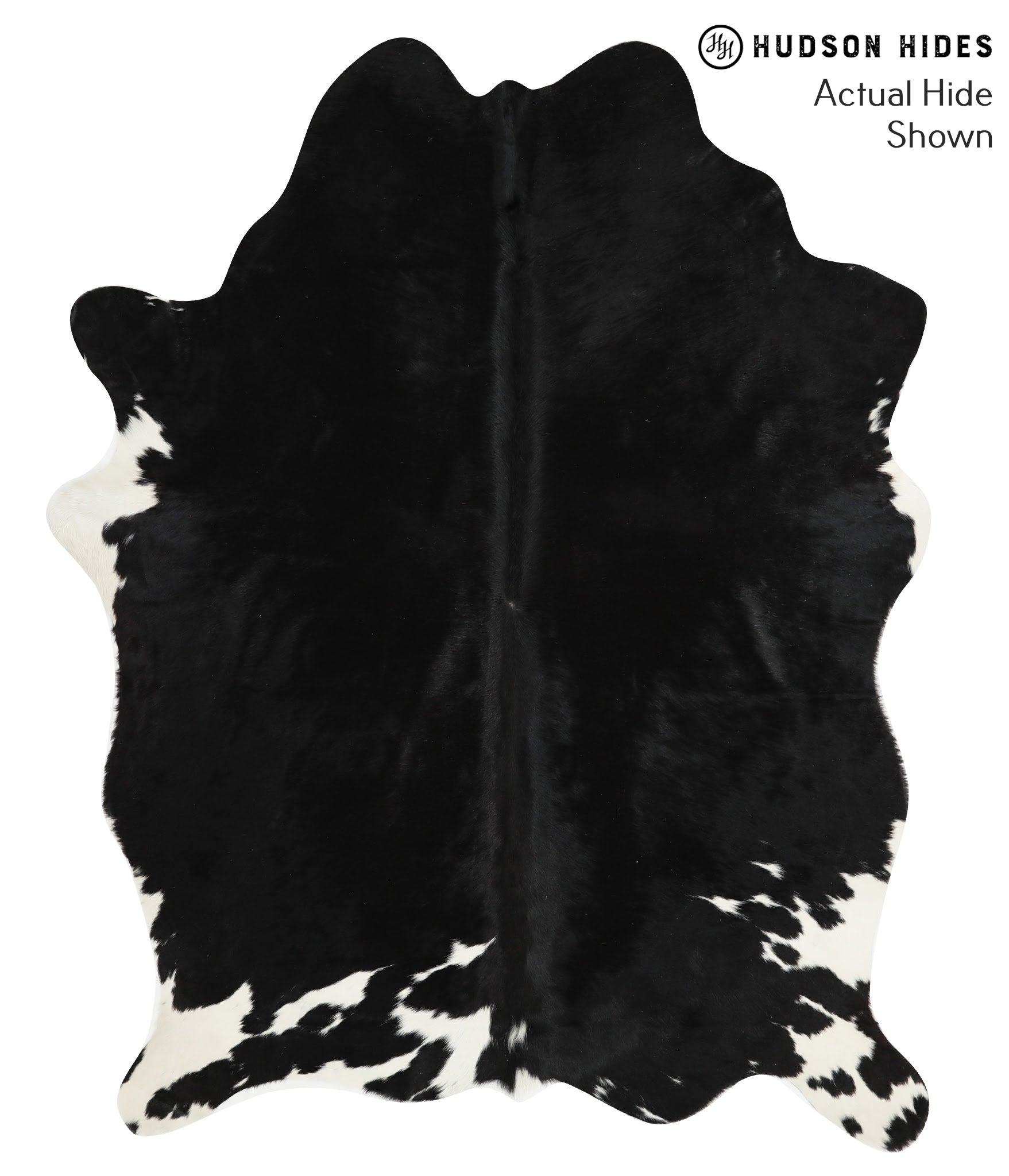Black and White Cowhide Rug #40904