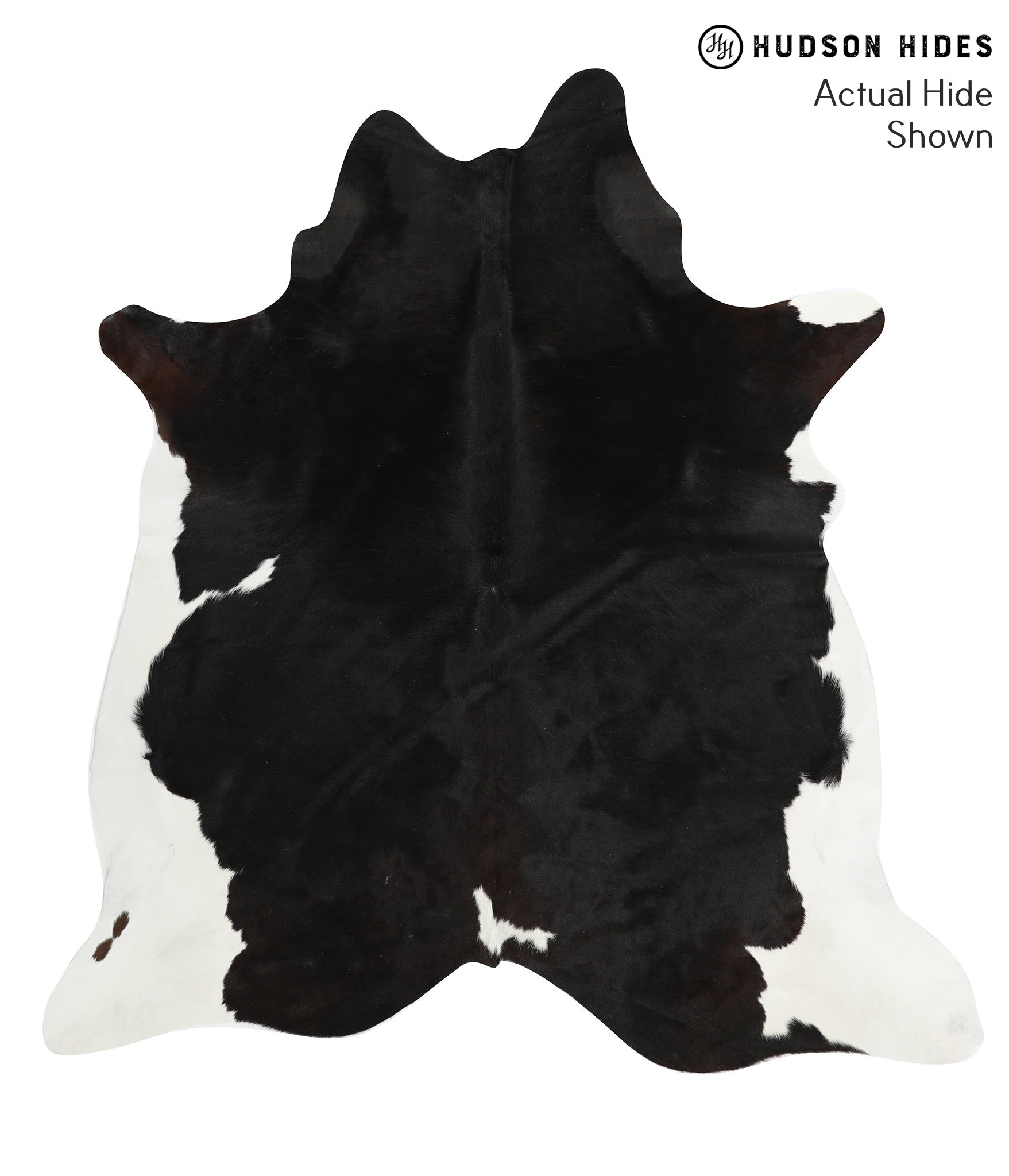 Black and White Cowhide Rug #40917