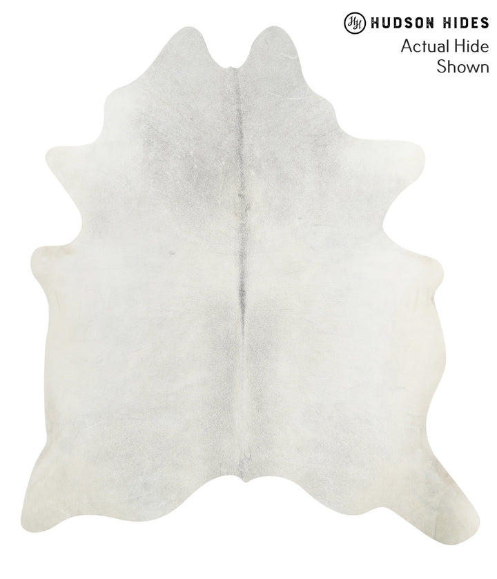 Medium Grey XX-Large Brazilian Cowhide Rug 7'6"H x 6'8"W #41120 by Hudson Hides