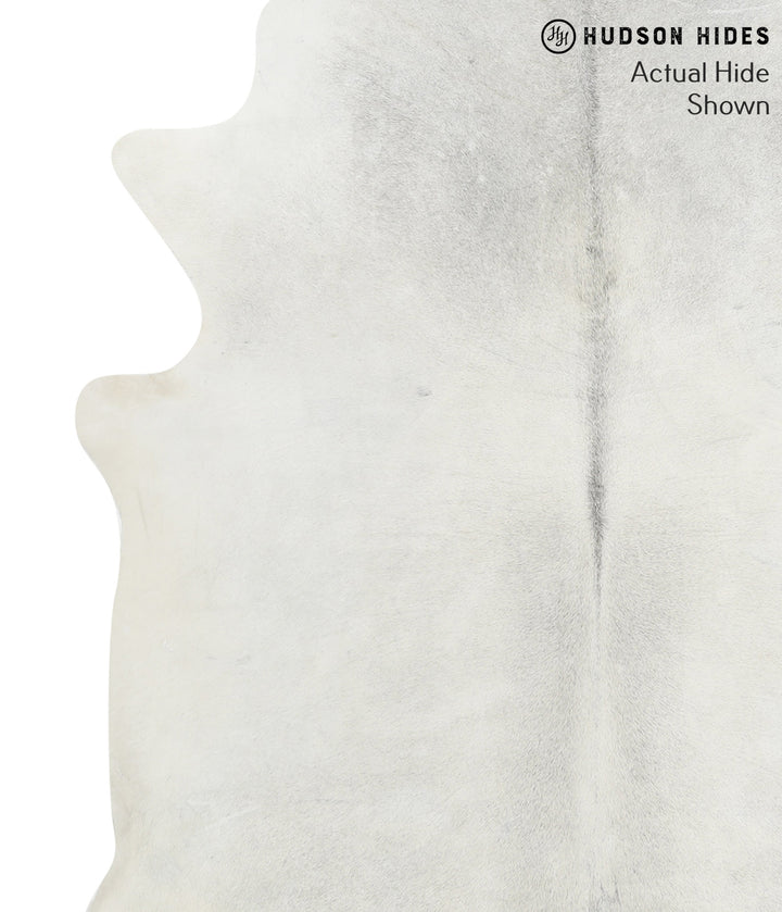 Medium Grey XX-Large Brazilian Cowhide Rug 7'6"H x 6'8"W #41120 by Hudson Hides