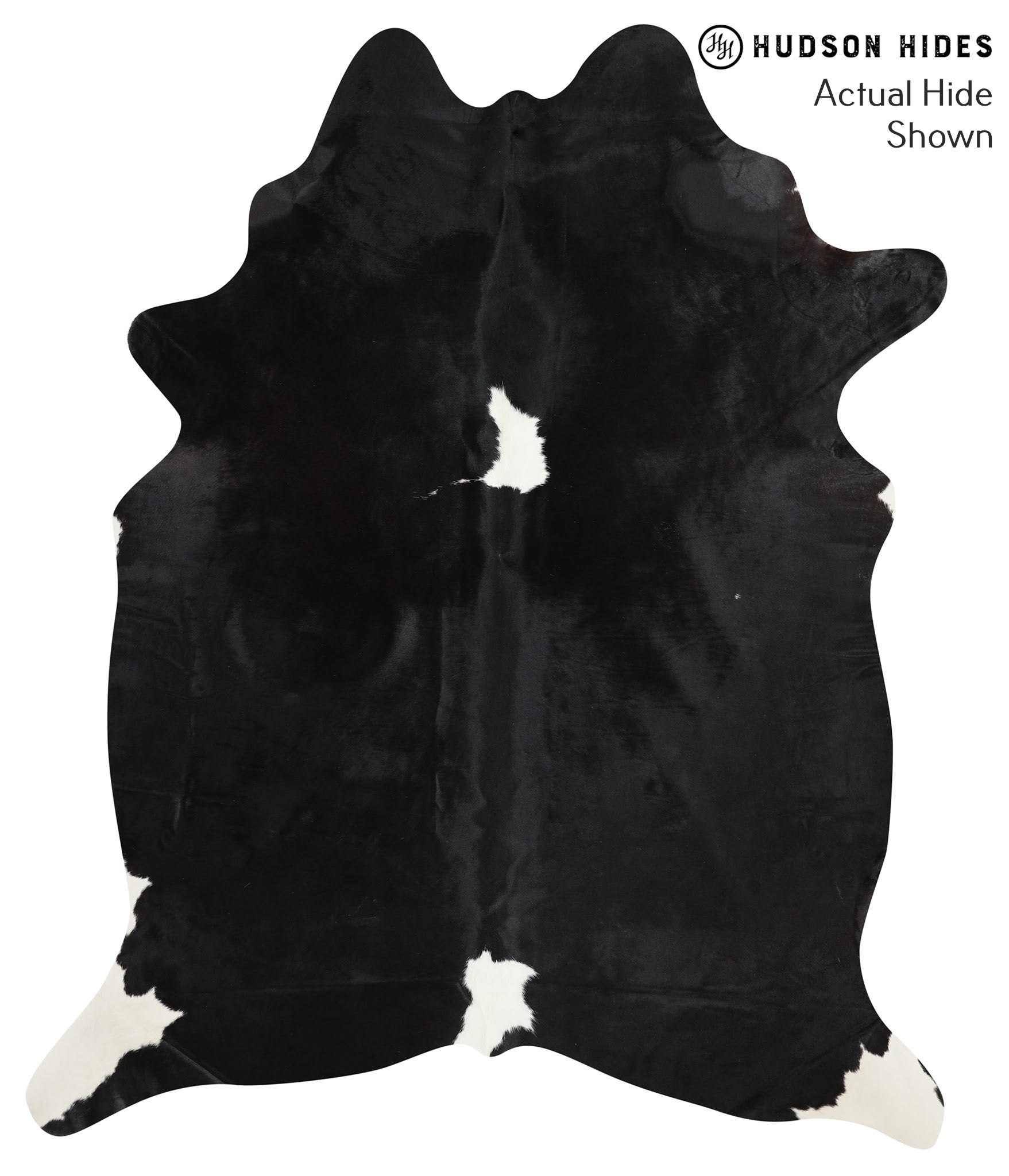 Black and White Cowhide Rug #41131